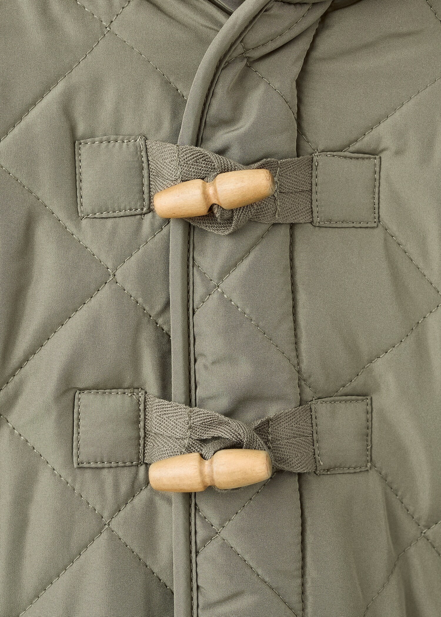 Duffle coat with hood and toggle buttons - Details of the article 8