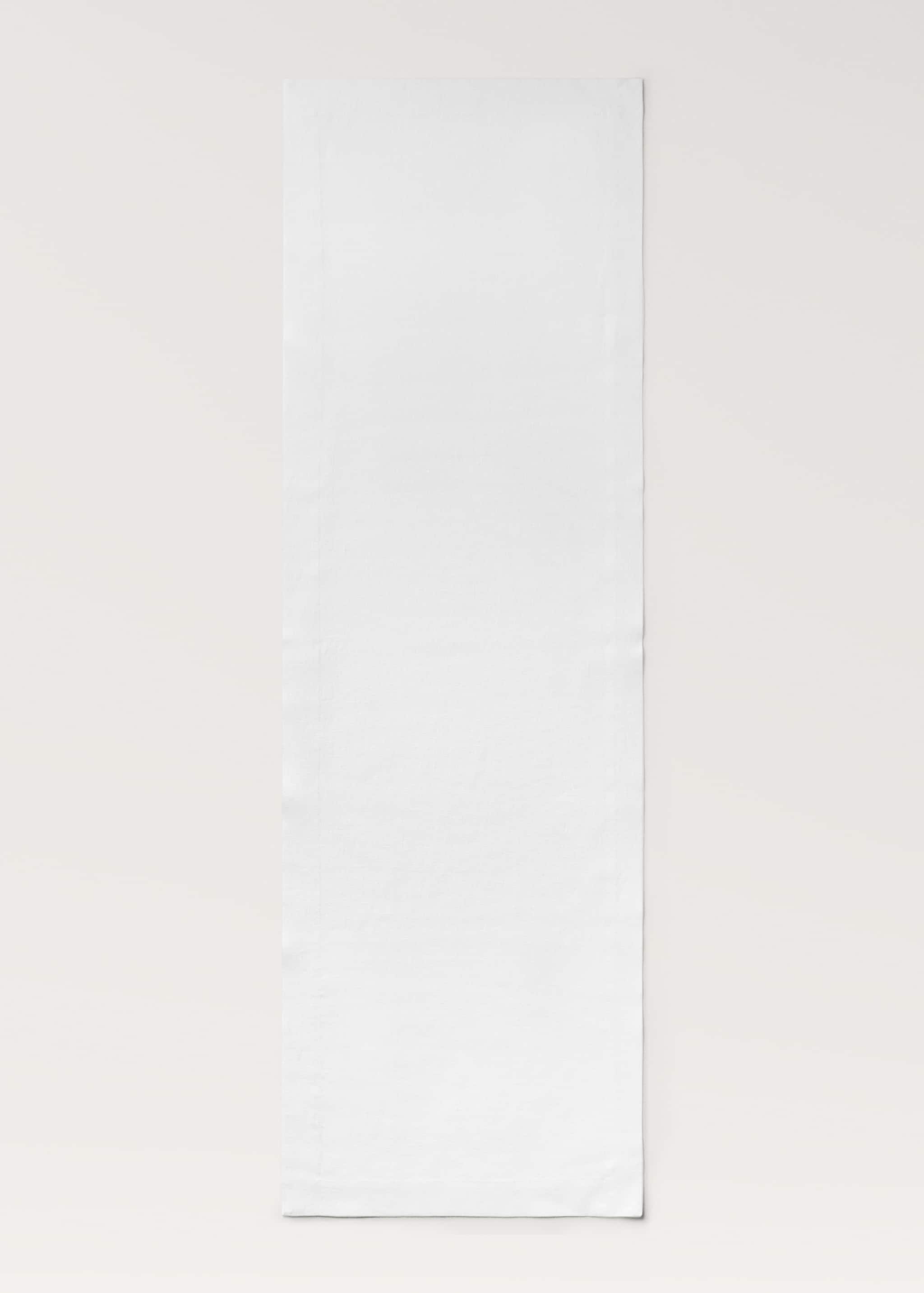 Лляна доріжка на стіл - Детальніше про товар 2, Білий. Ref: 27061520-00.