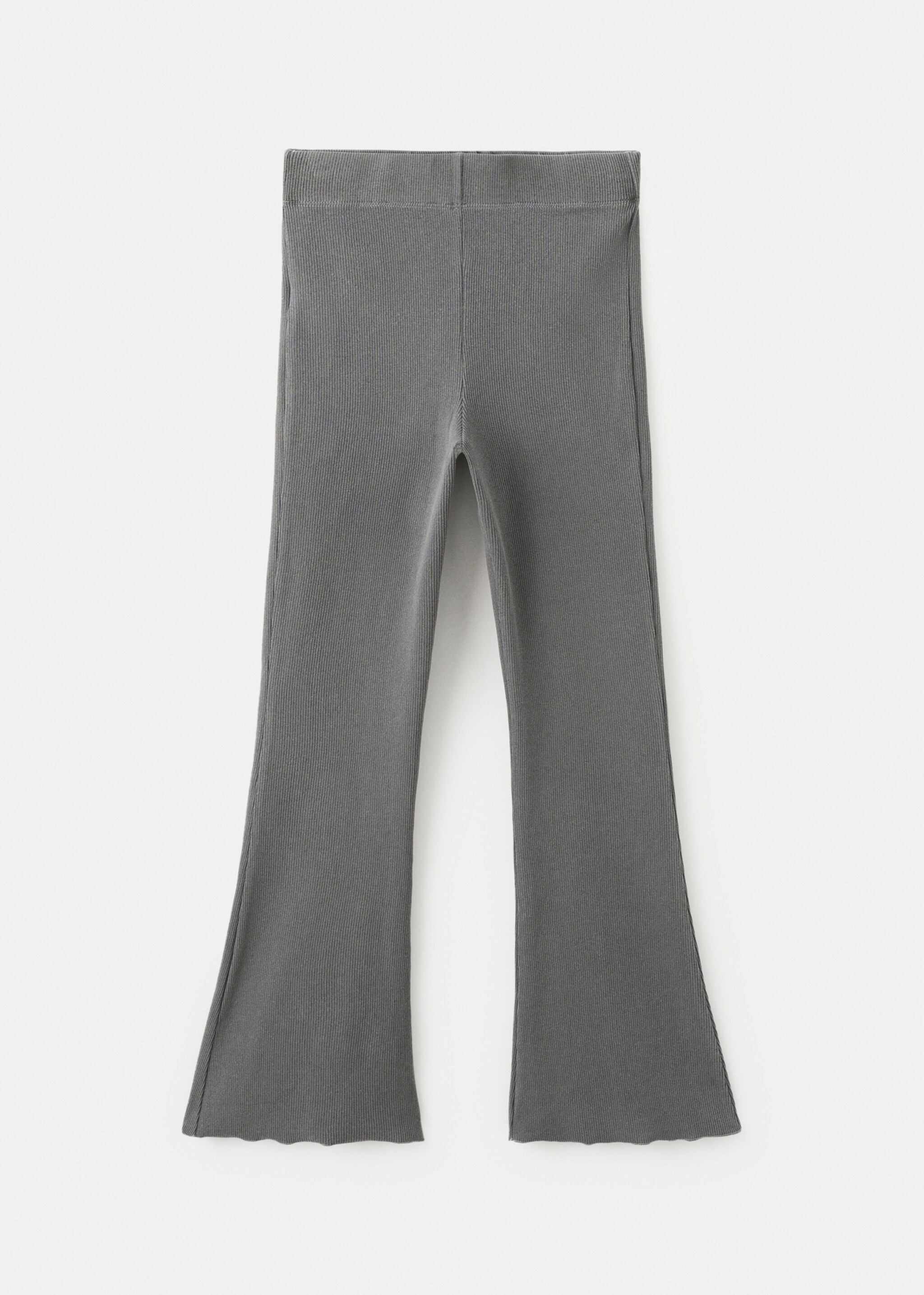 طماق مضلعة واسعة - منتج دون نموذج, فحمي. Ref: 27061535-00.