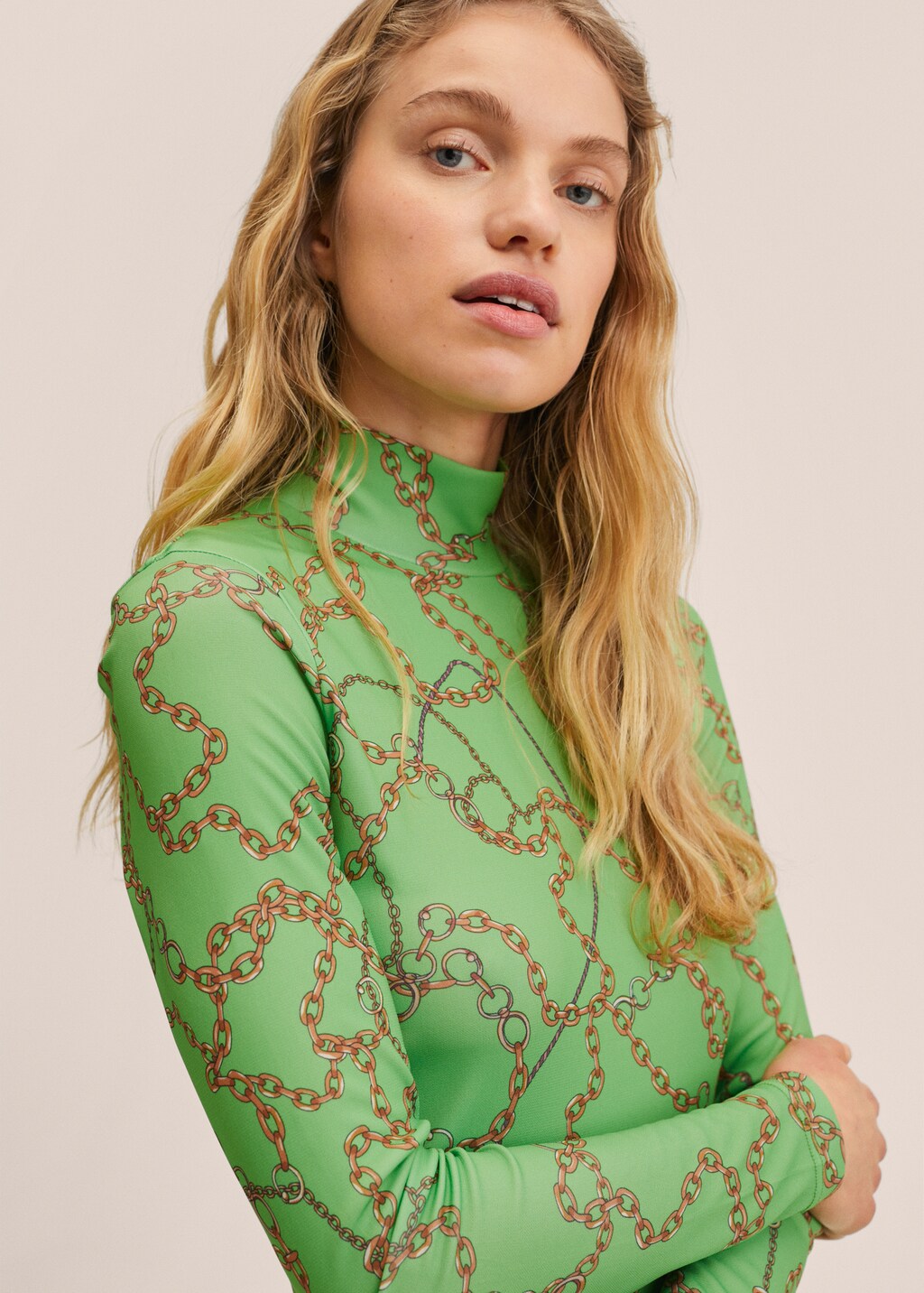 Chain print dress Women MANGO Iraq