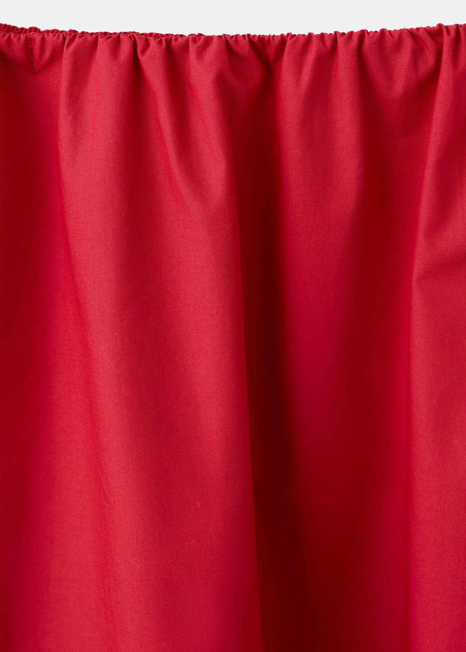 Midi cotton skirt with pleats - Details of the article 0