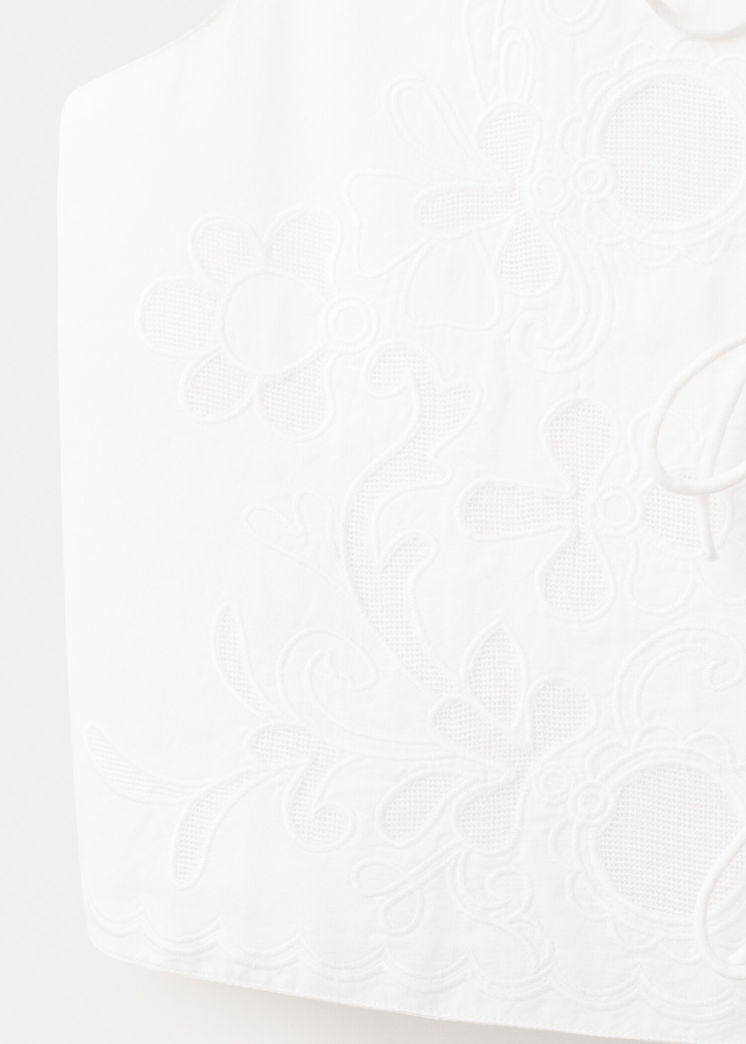 Embroidered waistcoat with bows - Details of the article 0