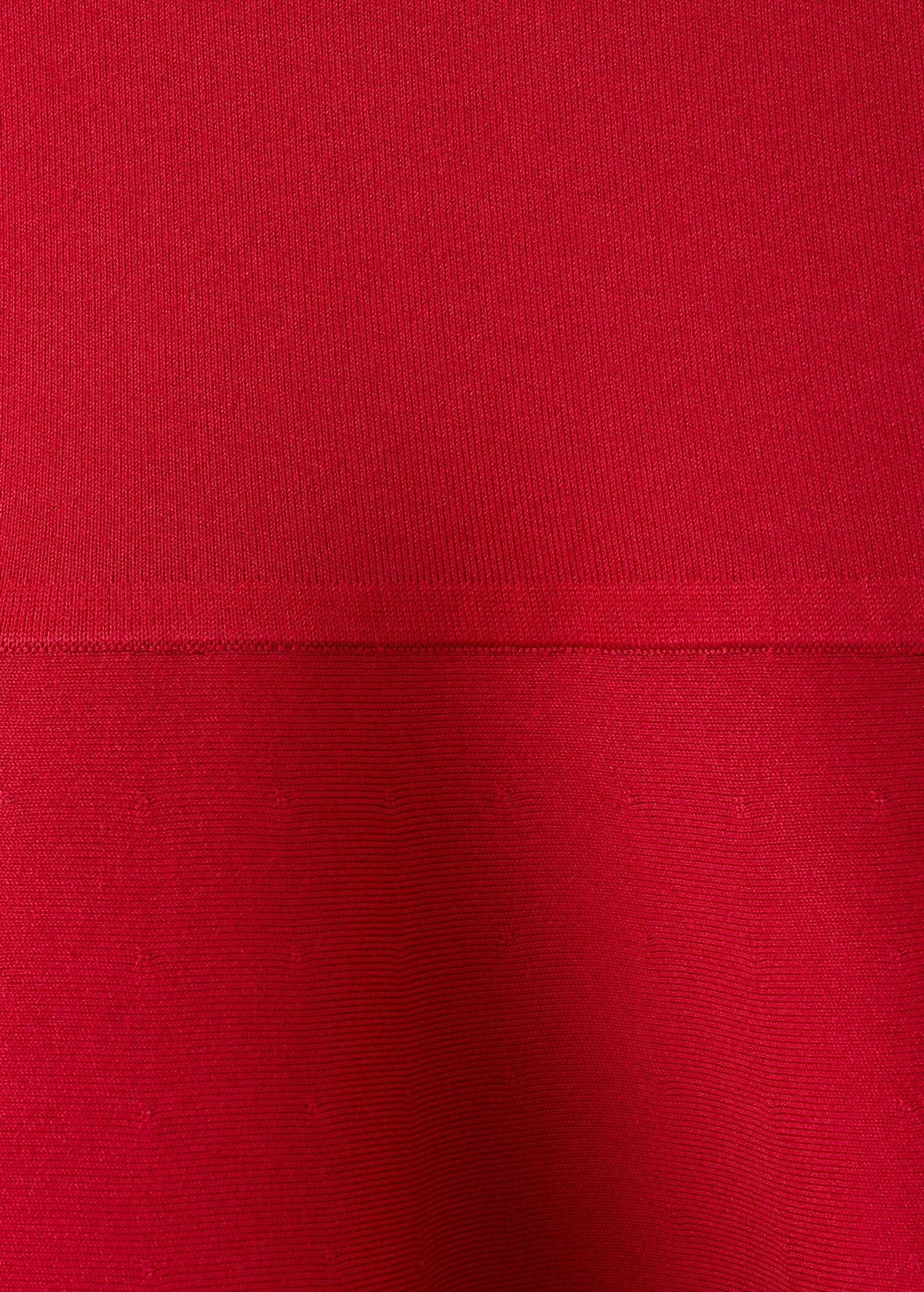 Peplum knit dress with buttons - Details of the article 0