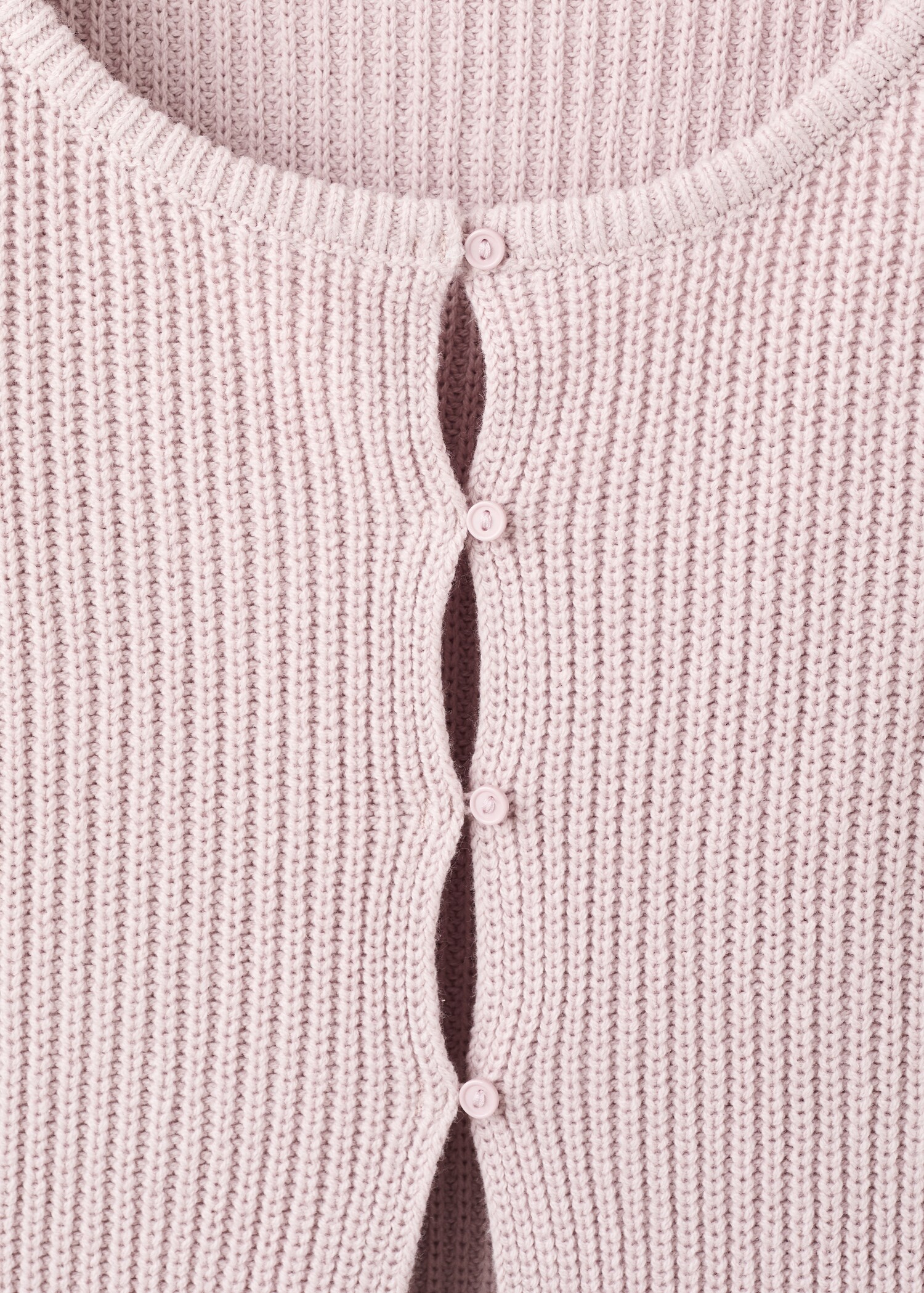Knitted button cardigan - Details of the article 8