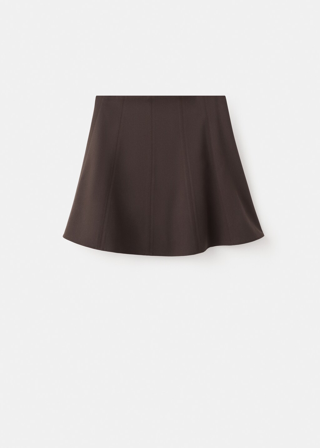 A-line skirt with stitching - image 5