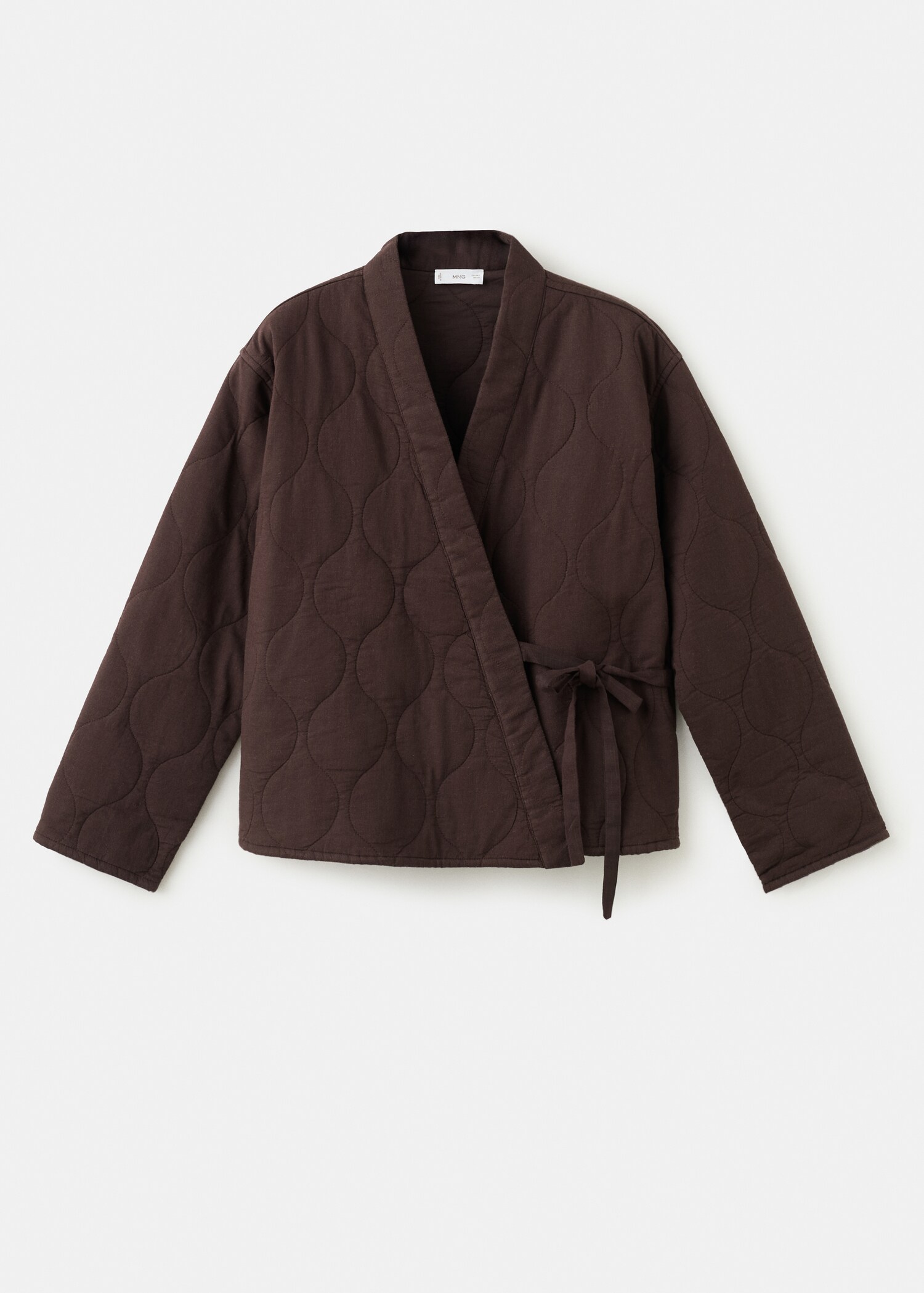 Quilted kimono with tie - Article without model