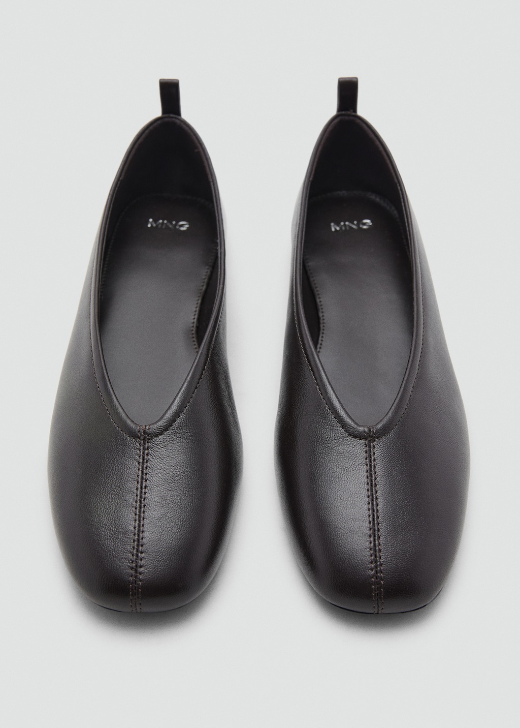 Leather flat shoes - image 4