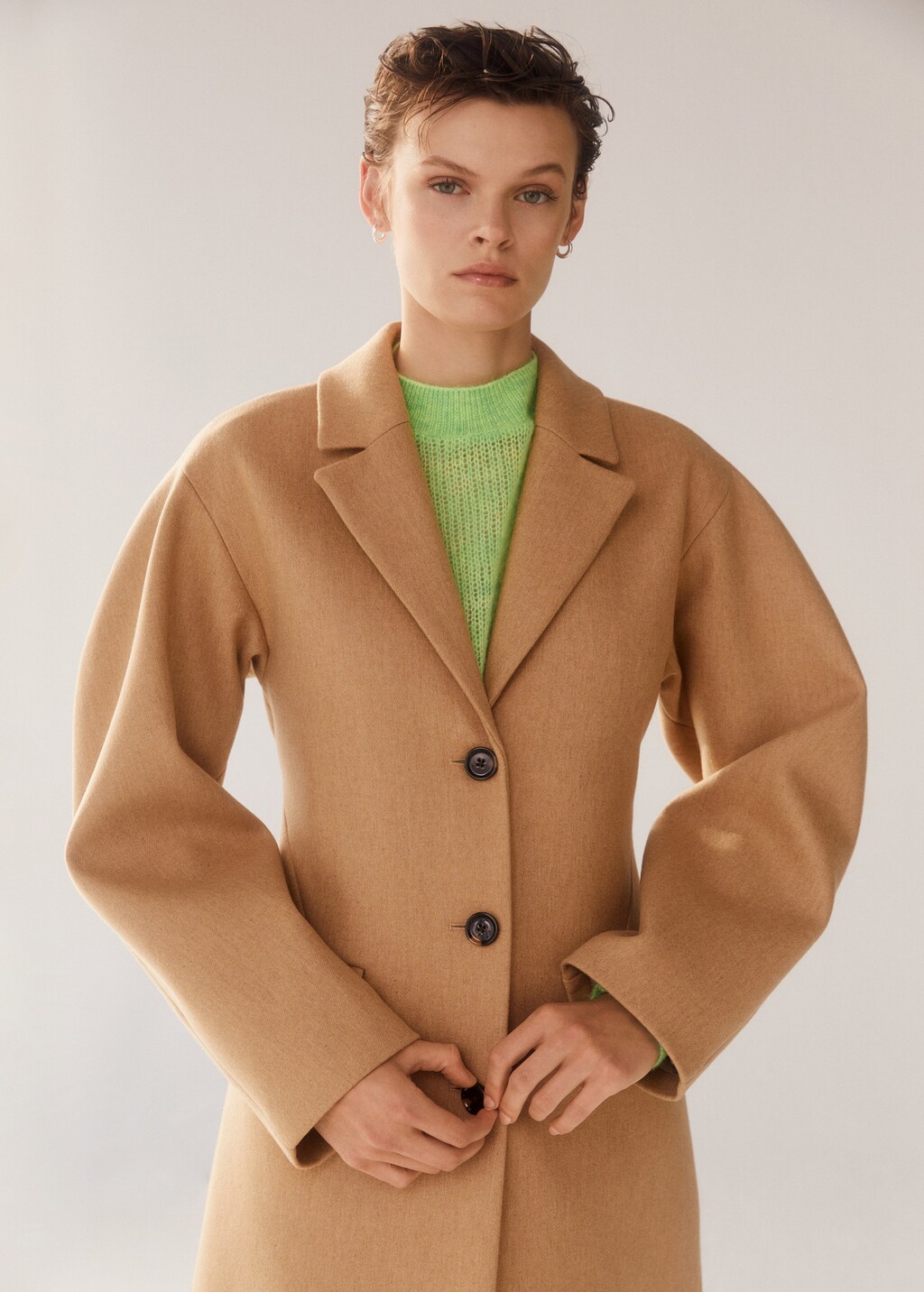 Oversize wool coat - Women | MANGO China Oversize wool coat - Women | MANGO China