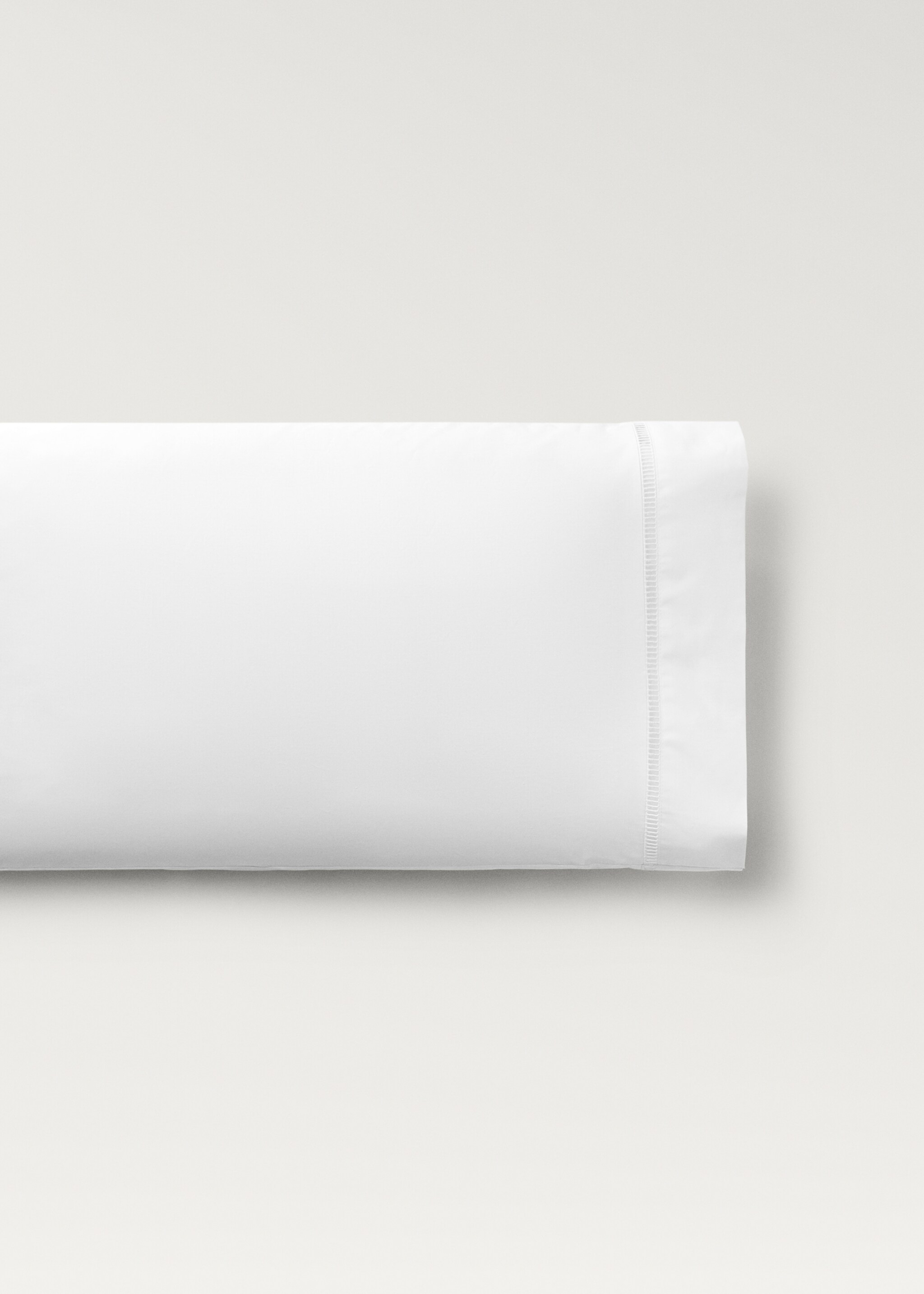 Funda coixinera detall vainica 45x110cm - Article sense model, Blanc. Ref: 27062890-00.