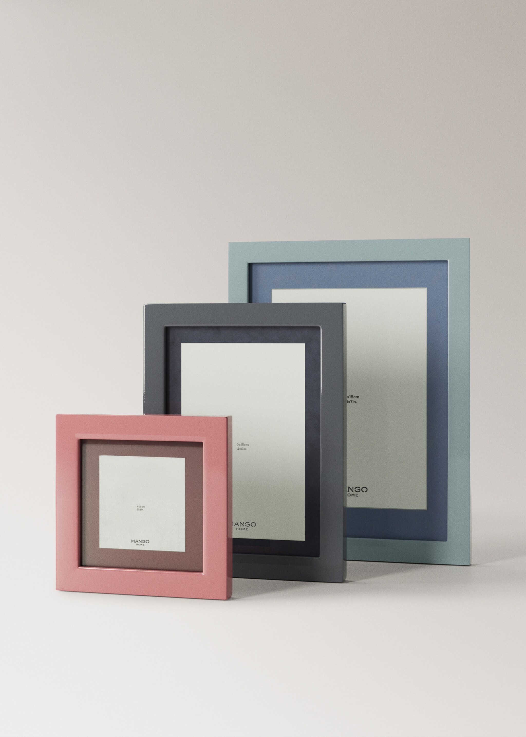 Photo frame miriam - Details of the article 4, Aqua Green. Ref: 27062898-00.