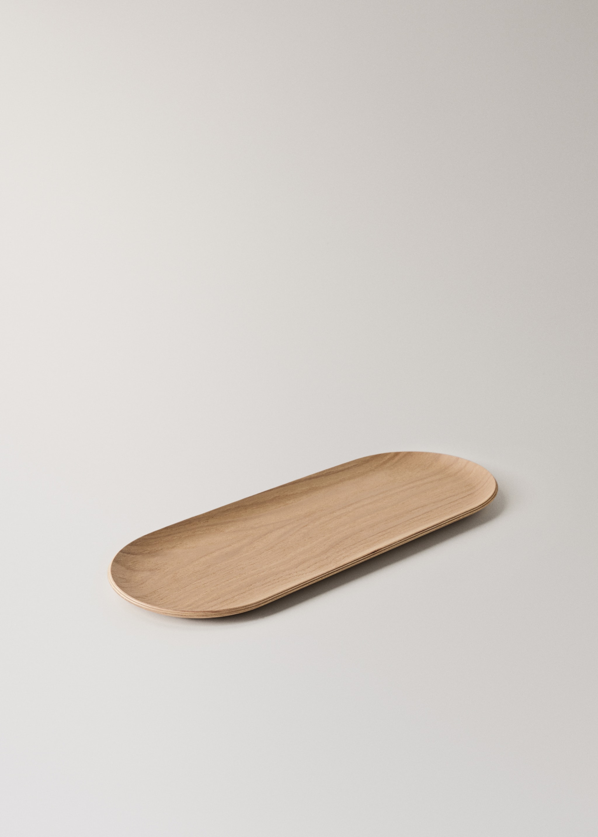 Bandeja decorativa de madeira tamanho médio - Pormenor do artigo 1, Castanho. Ref: 27062899-00.