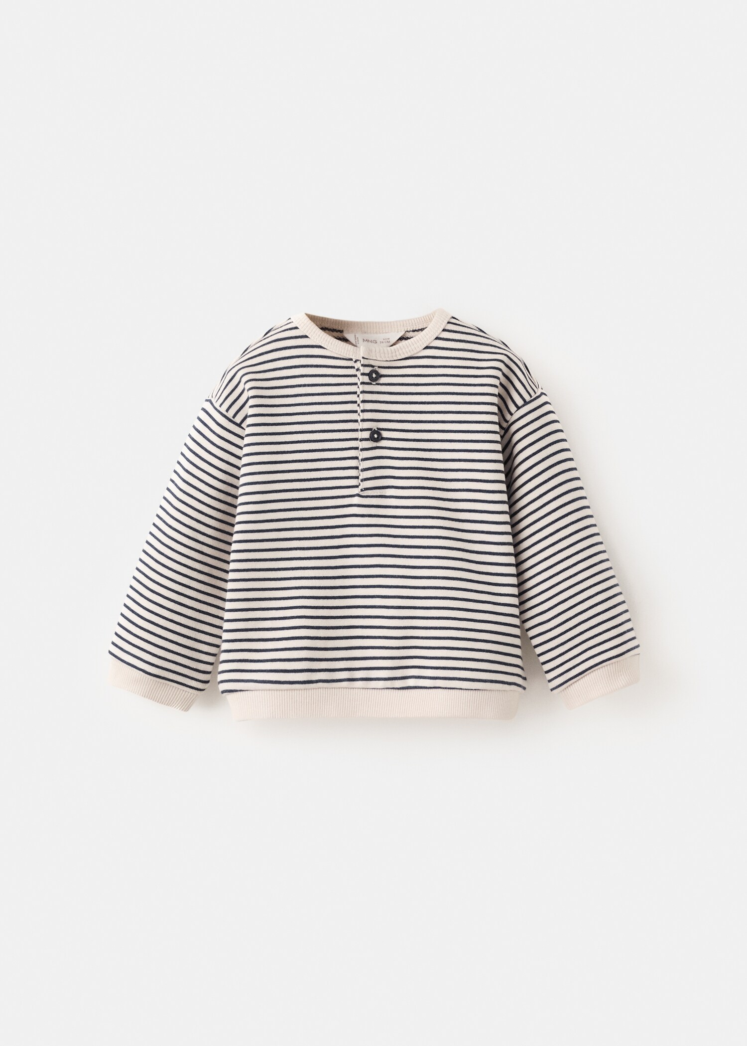 Striped print sweatshirt - Article without model