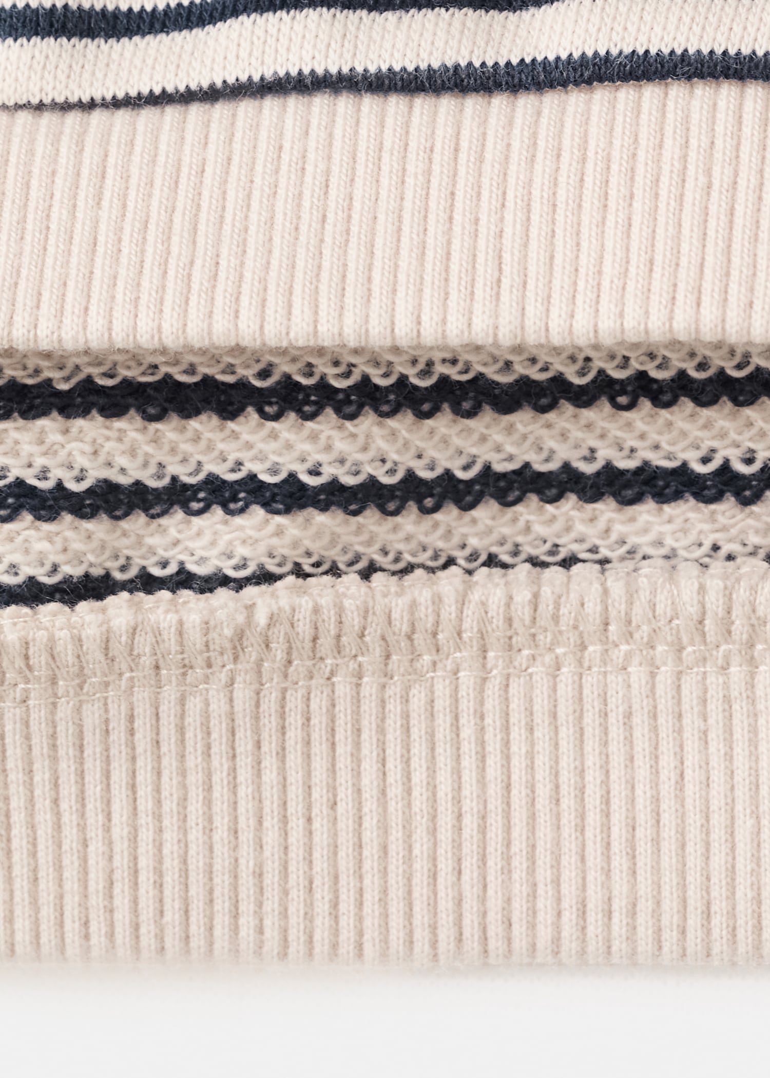 Striped print sweatshirt - Details of the article 0