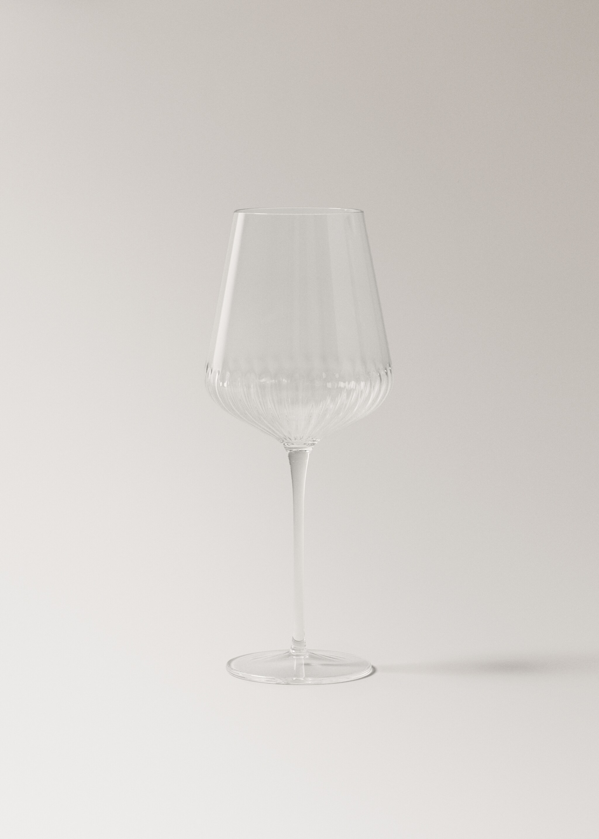 Embossed borosilicate cup - Article without model, Ice Grey. Ref: 27062907-00.