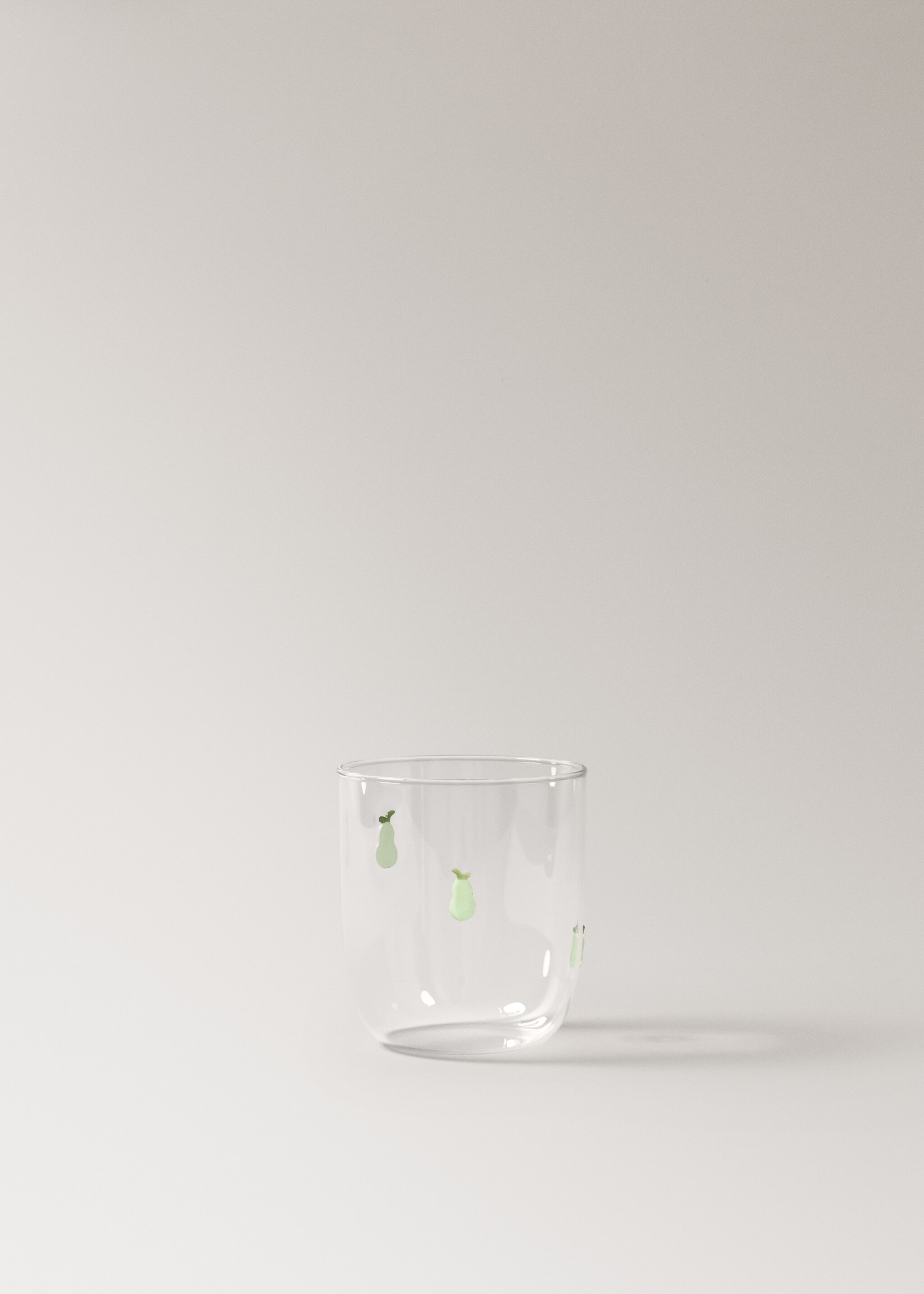 Verre en borosilicate fruits - Article sans modèle, Vert. Ref: 27062909-00.