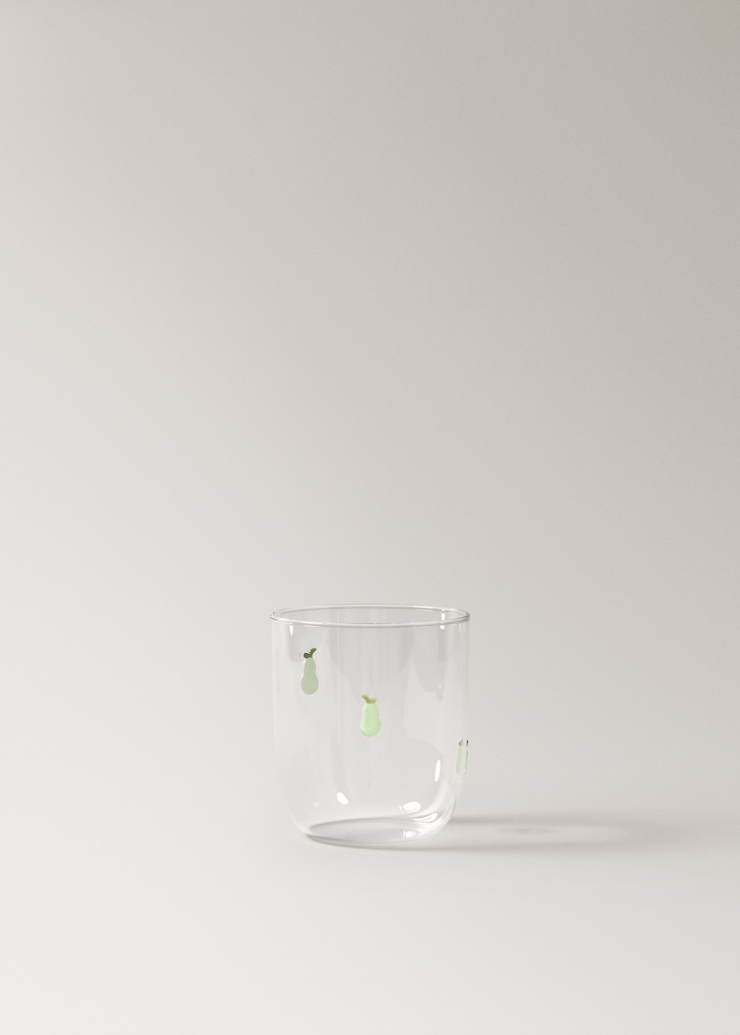 Borosilicate glass with fruit design - Article without model