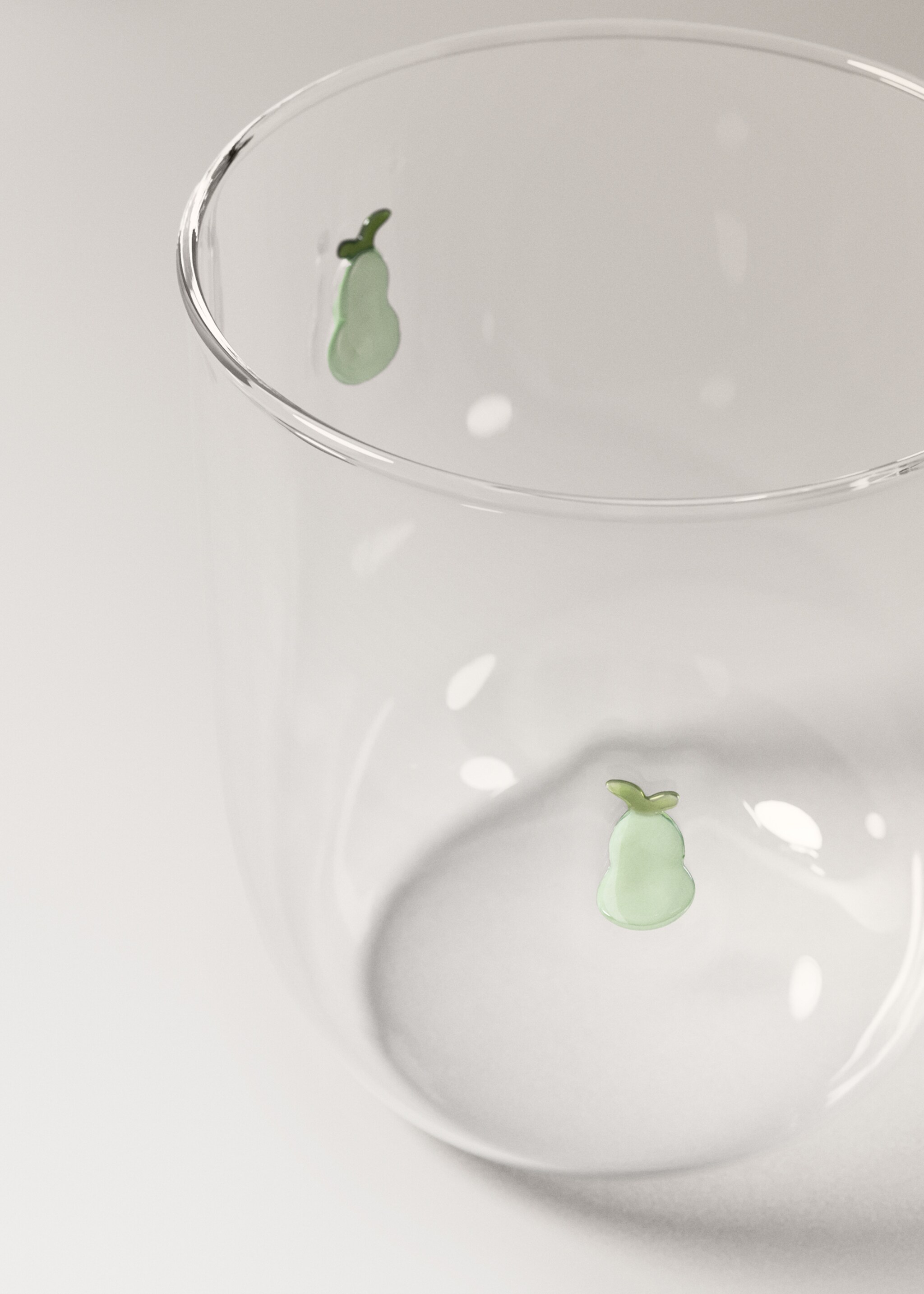 Verre en borosilicate fruits - Détail de l'article 1, Vert. Ref: 27062909-00.