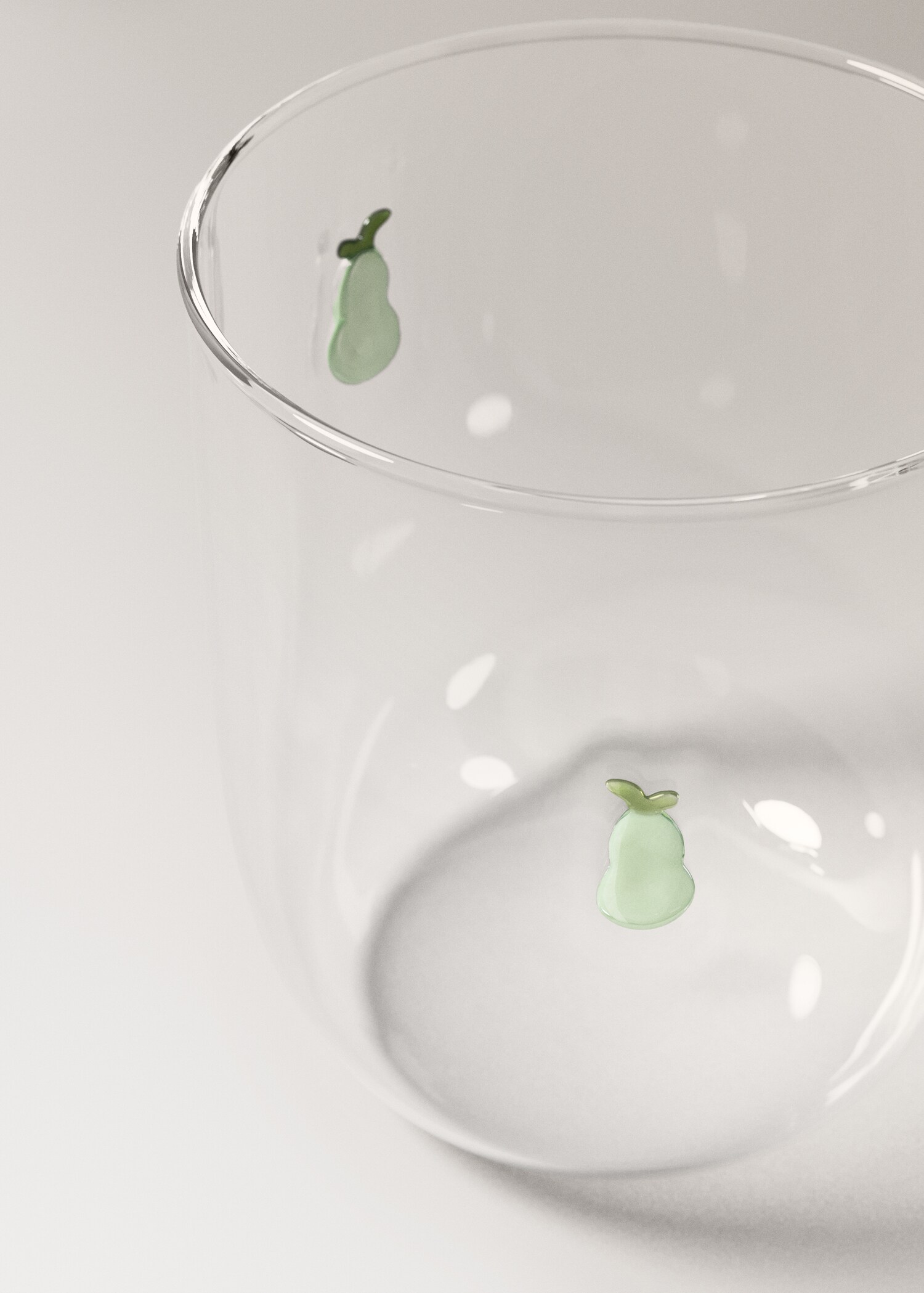 Borosilicate glass with fruit design - Details of the article 1