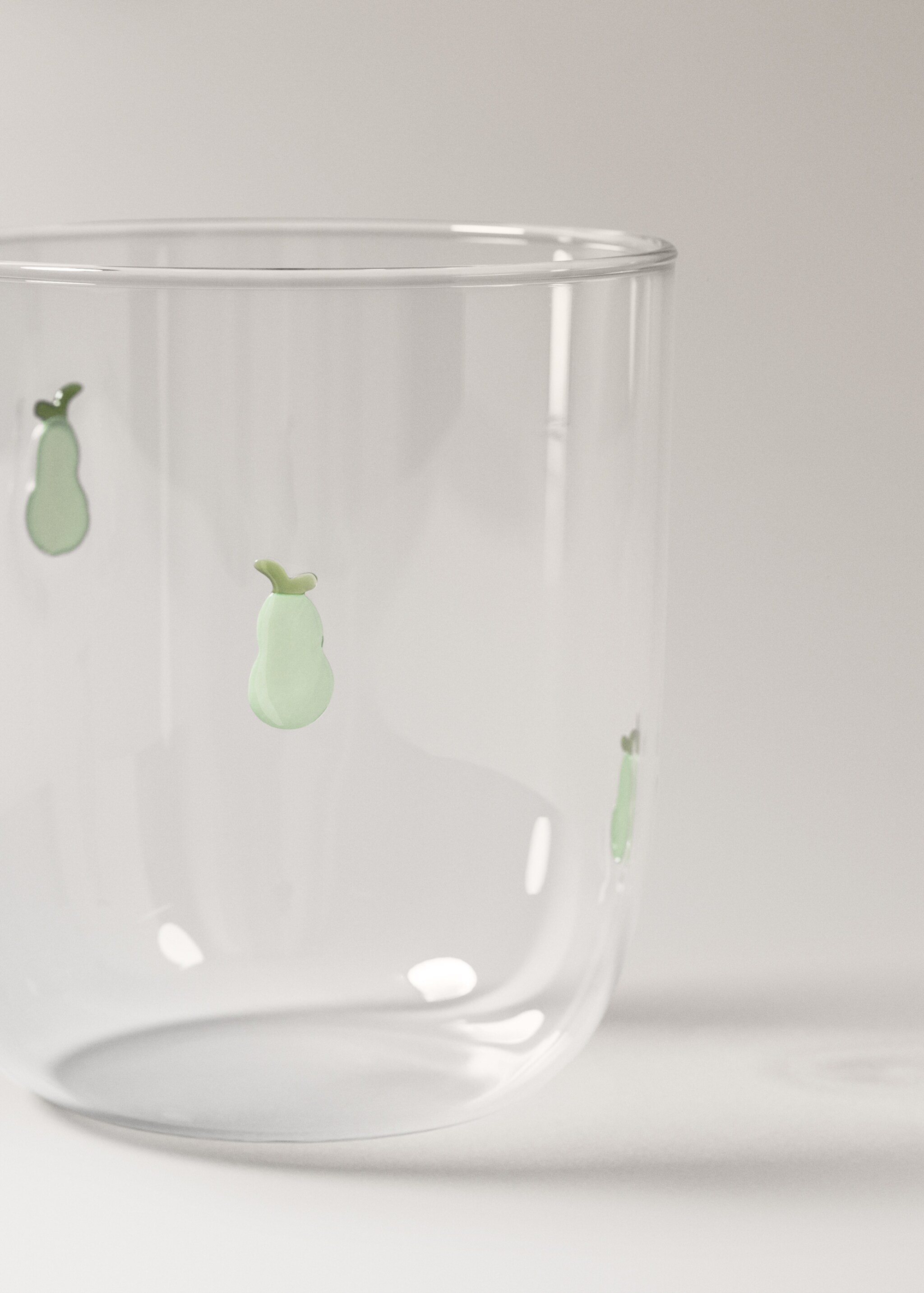 Verre en borosilicate fruits - Détail de l'article 2, Vert. Ref: 27062909-00.