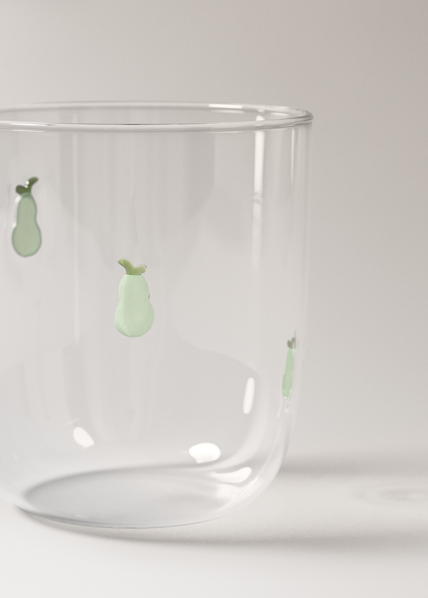 Borosilicate glass with fruit design - Details of the article 2