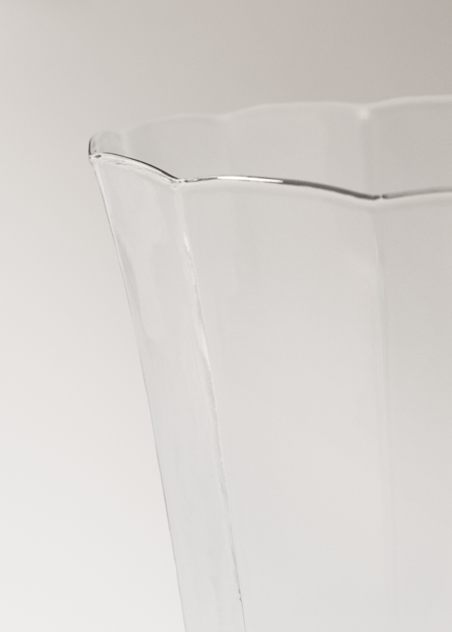 Ποτήρι από βοριοπυριτικό γυαλί με κυματιστή μορφή - Λεπτομέρεια του προϊόντος 2