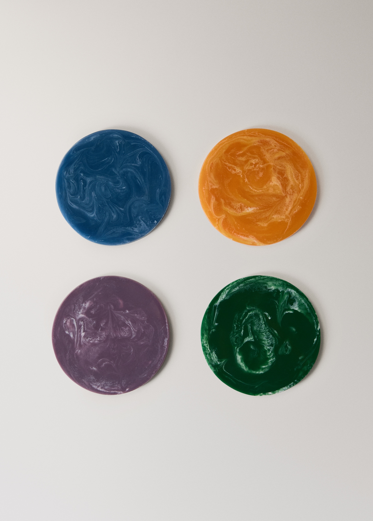 Resin coasters colour - Article without model