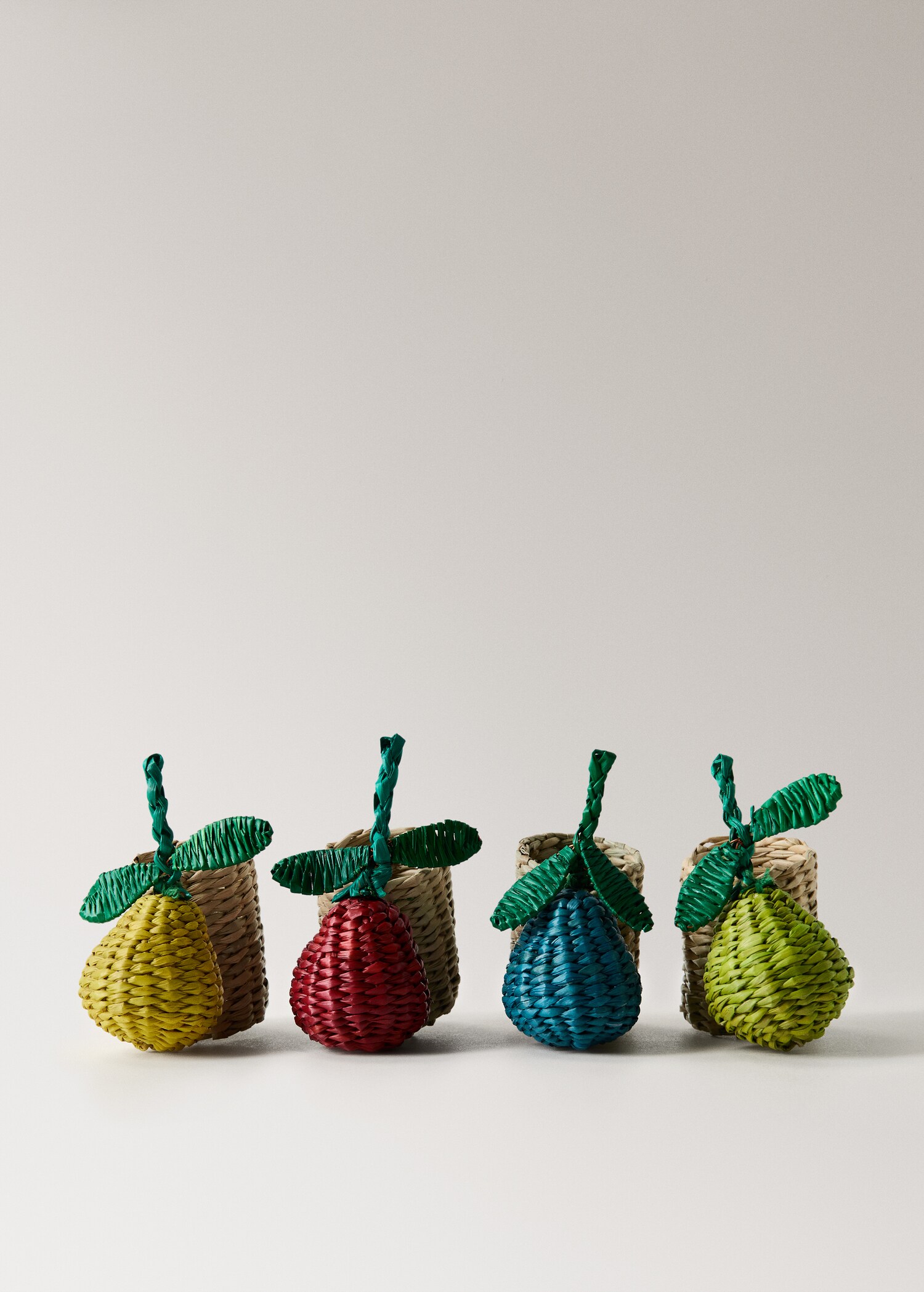 Seagrass fruit napkin ring set - Article without model