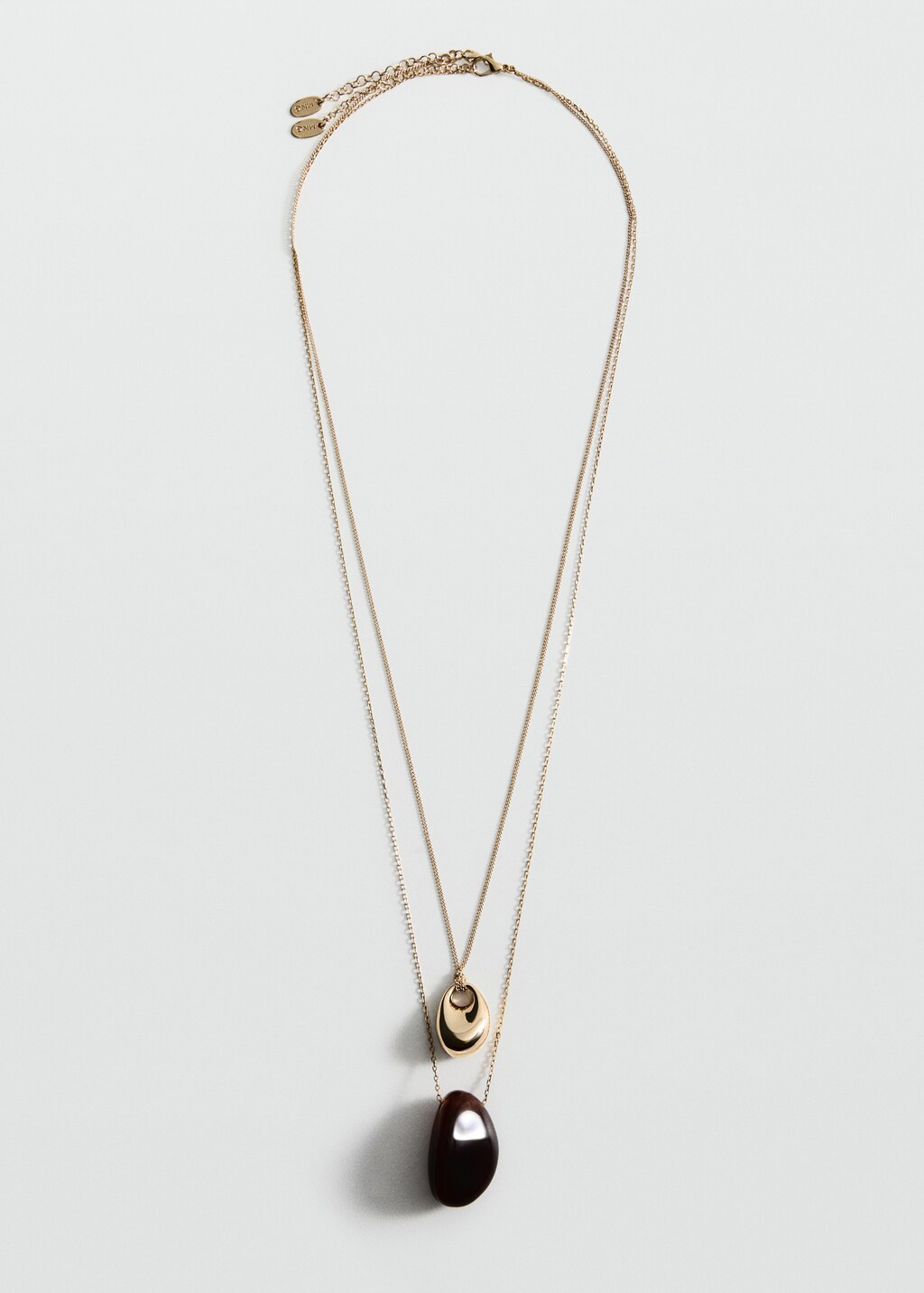 Double pendant necklace