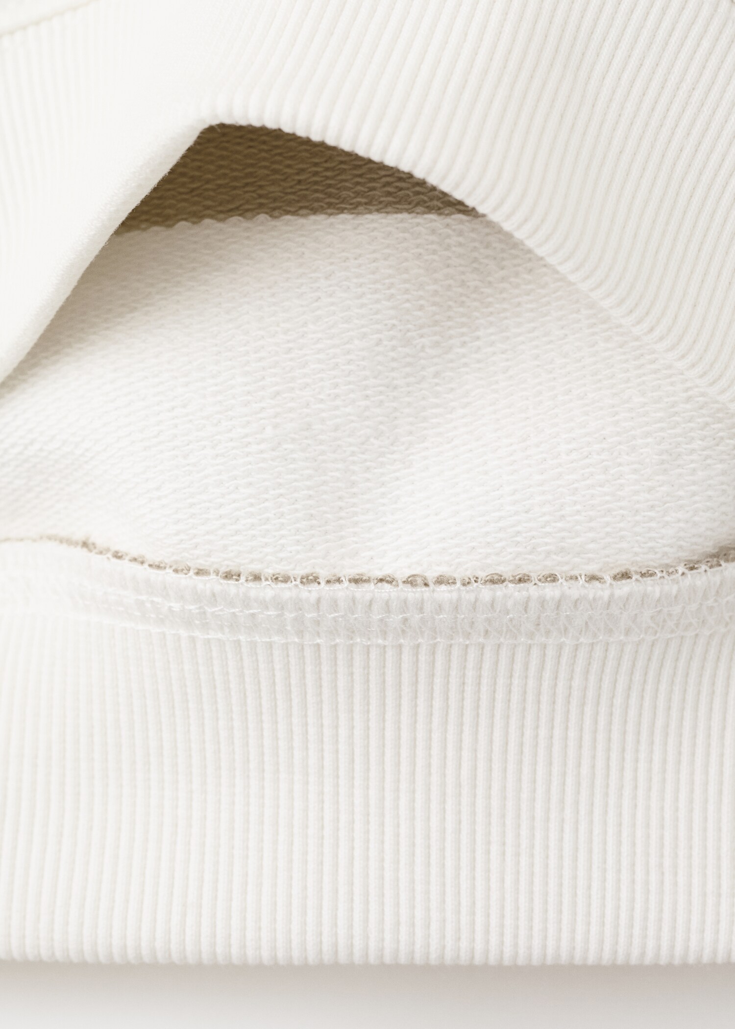 100% cotton striped sweatshirt - Details of the article 0