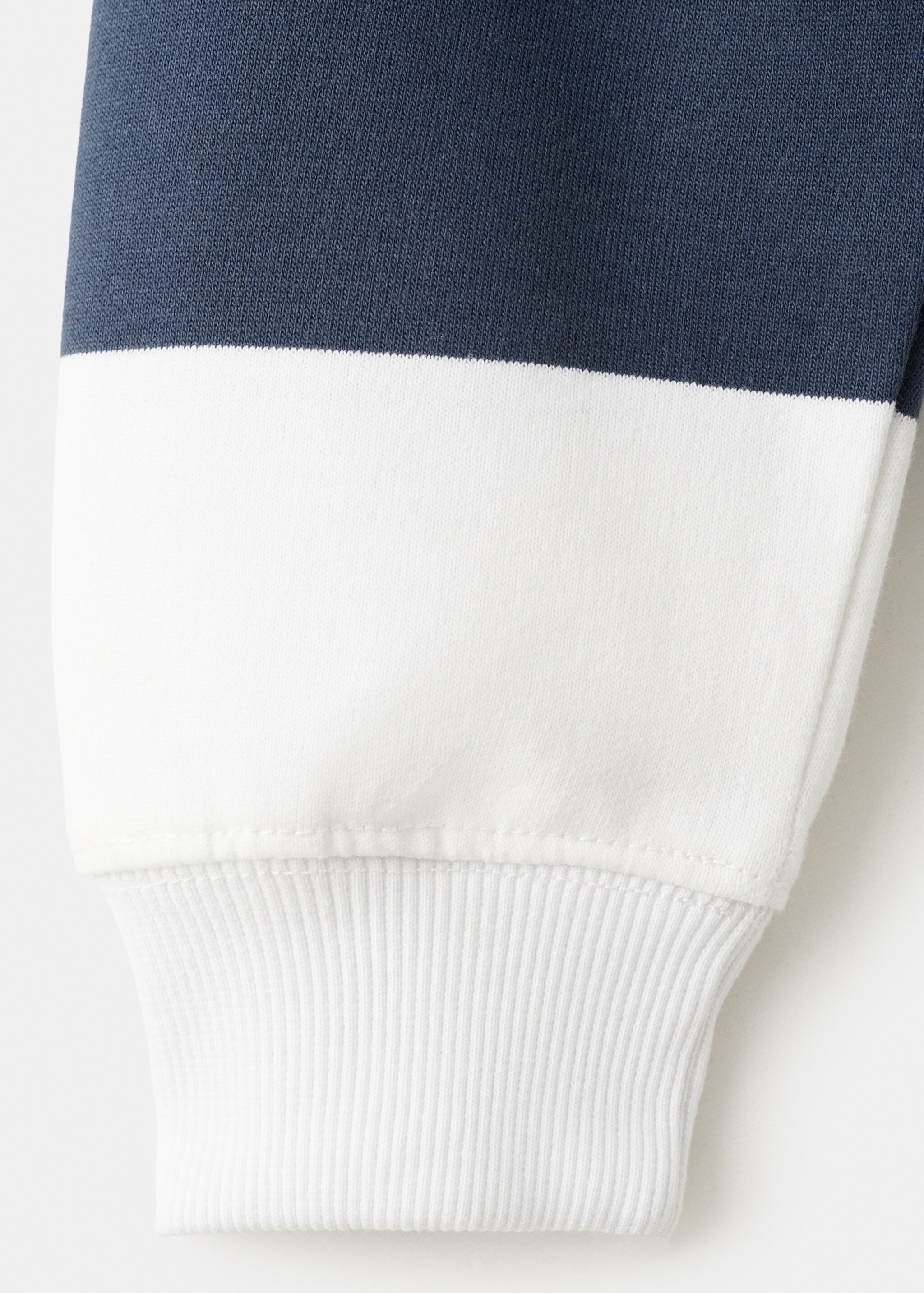 Sweat-shirt coton rayures - Détail de l'article 8, Bleu marine. Ref: 27063280-00.