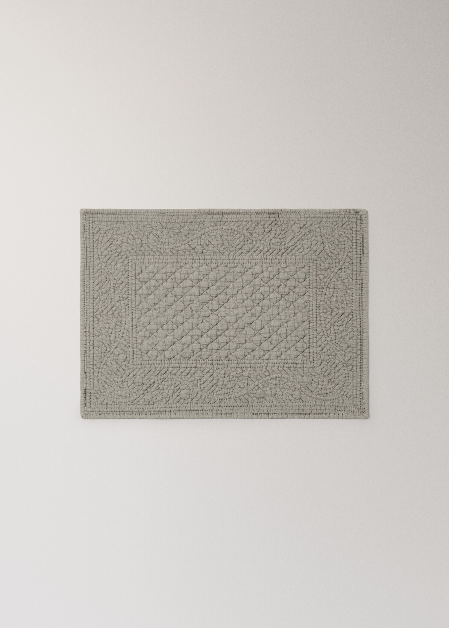 Quilted rectangular placemat design - Article without model