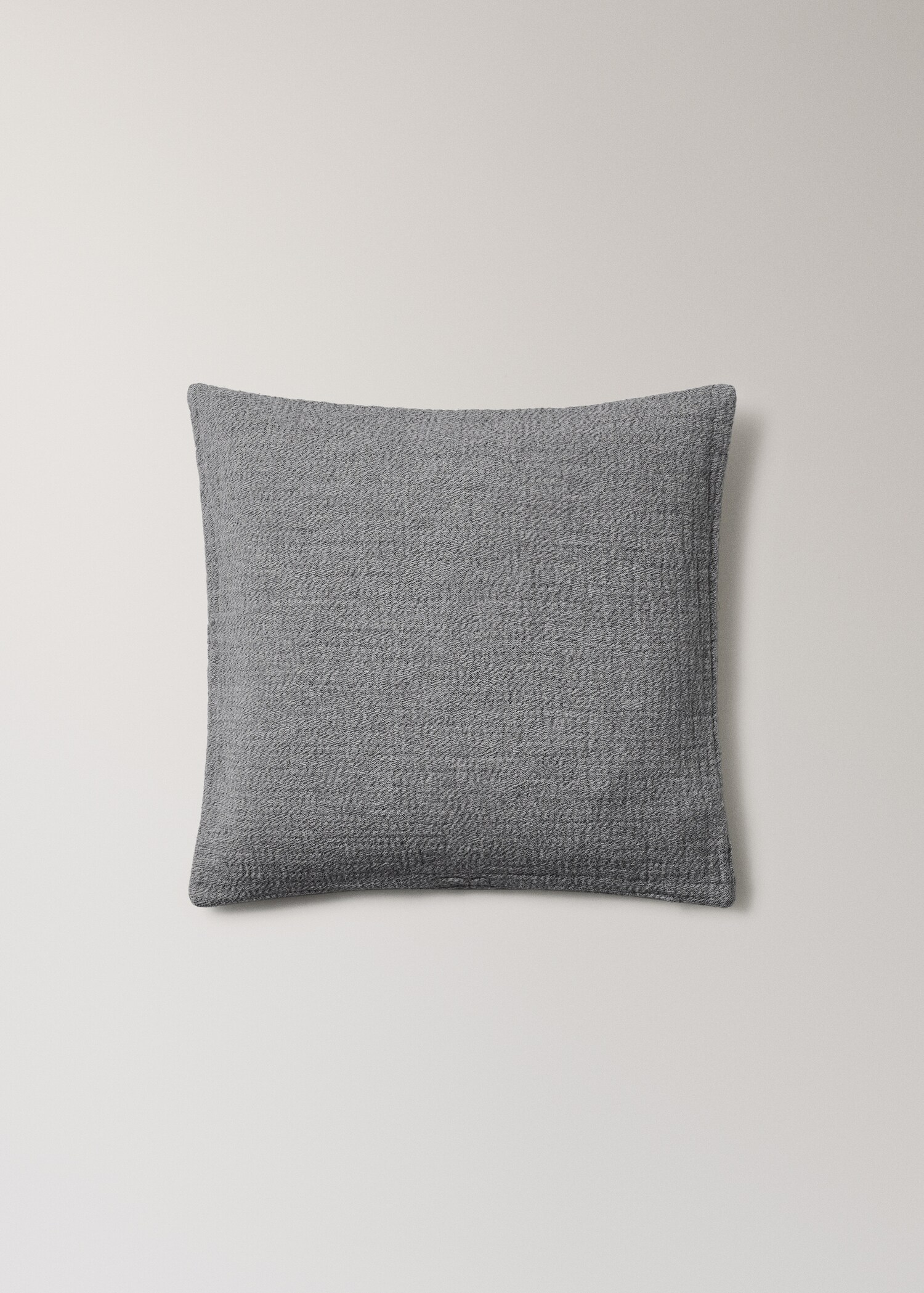 Soft melange cotton cushion cover 50x50 cm - Article without model