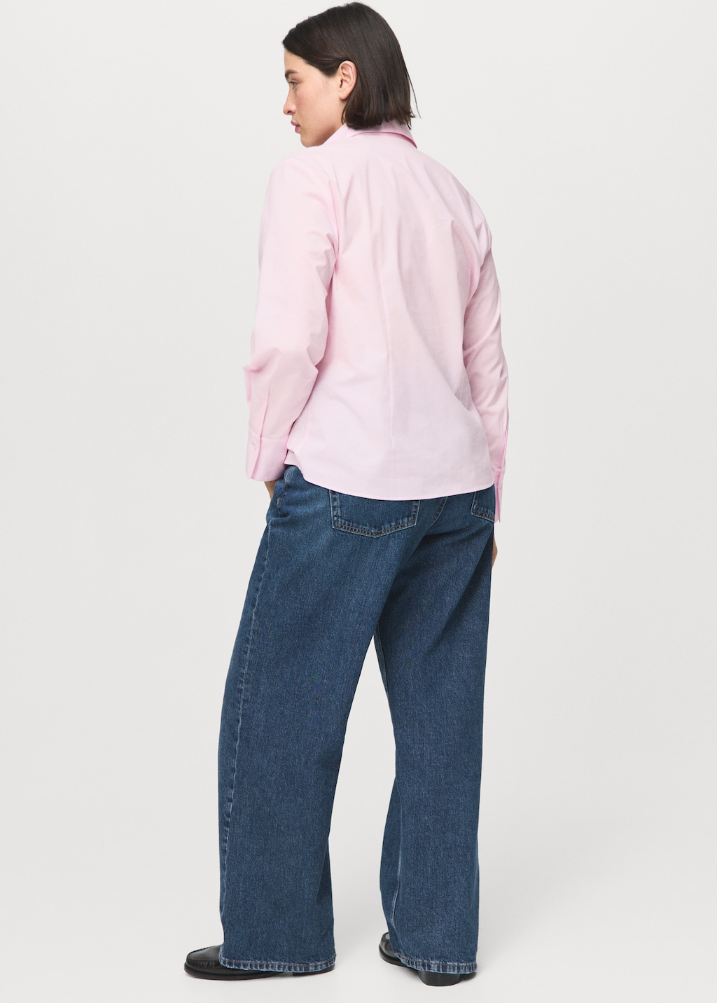 Mango Straight low-waist jeans