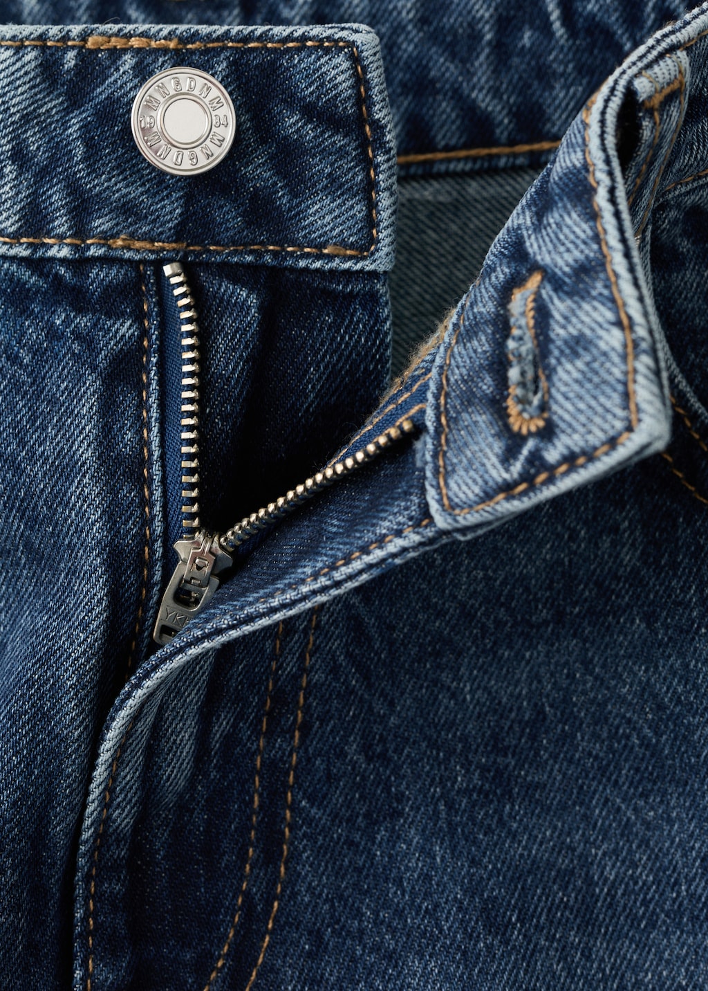 Mango Straight low-waist jeans