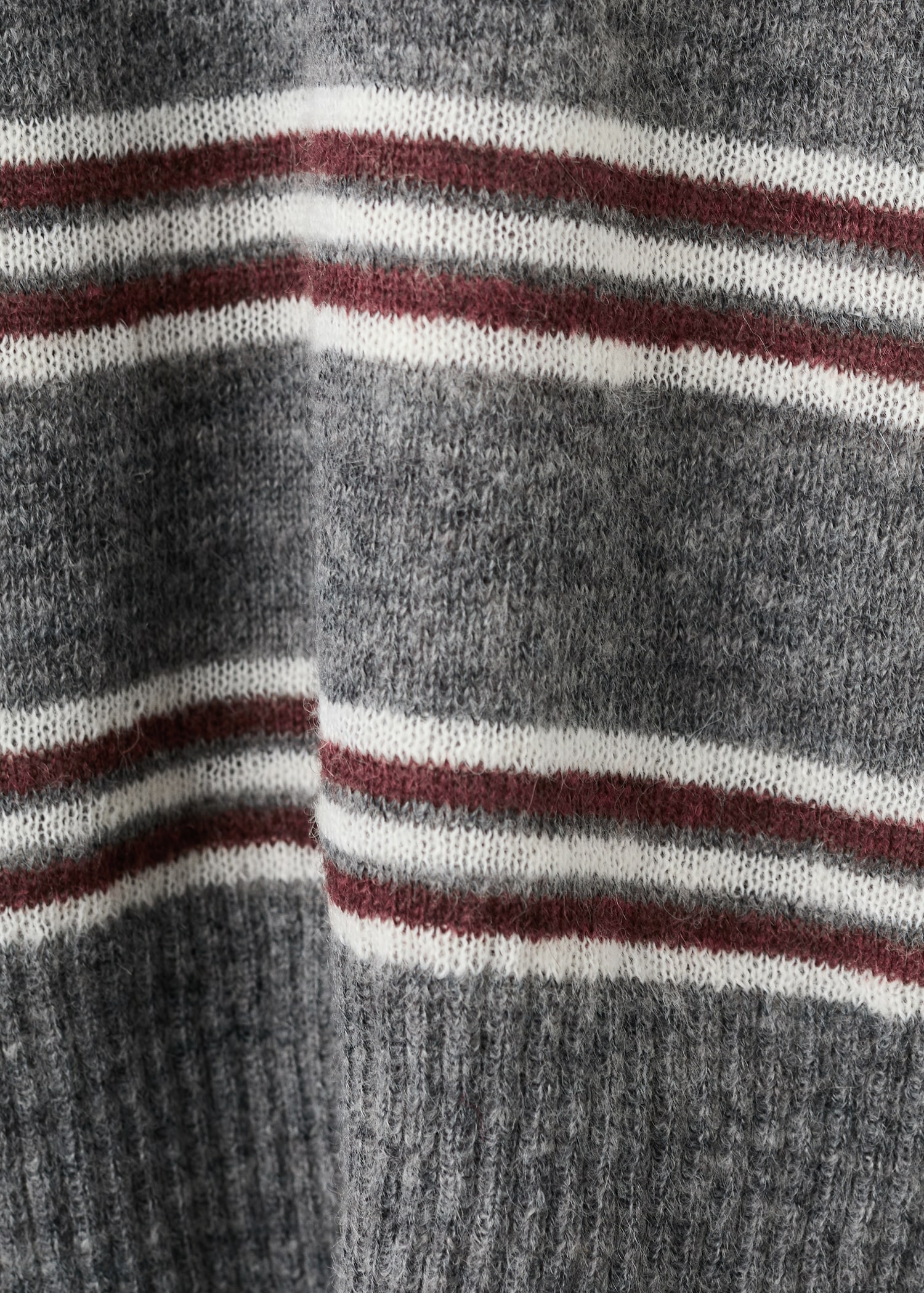 Knit striped sweater - Details of the article 0