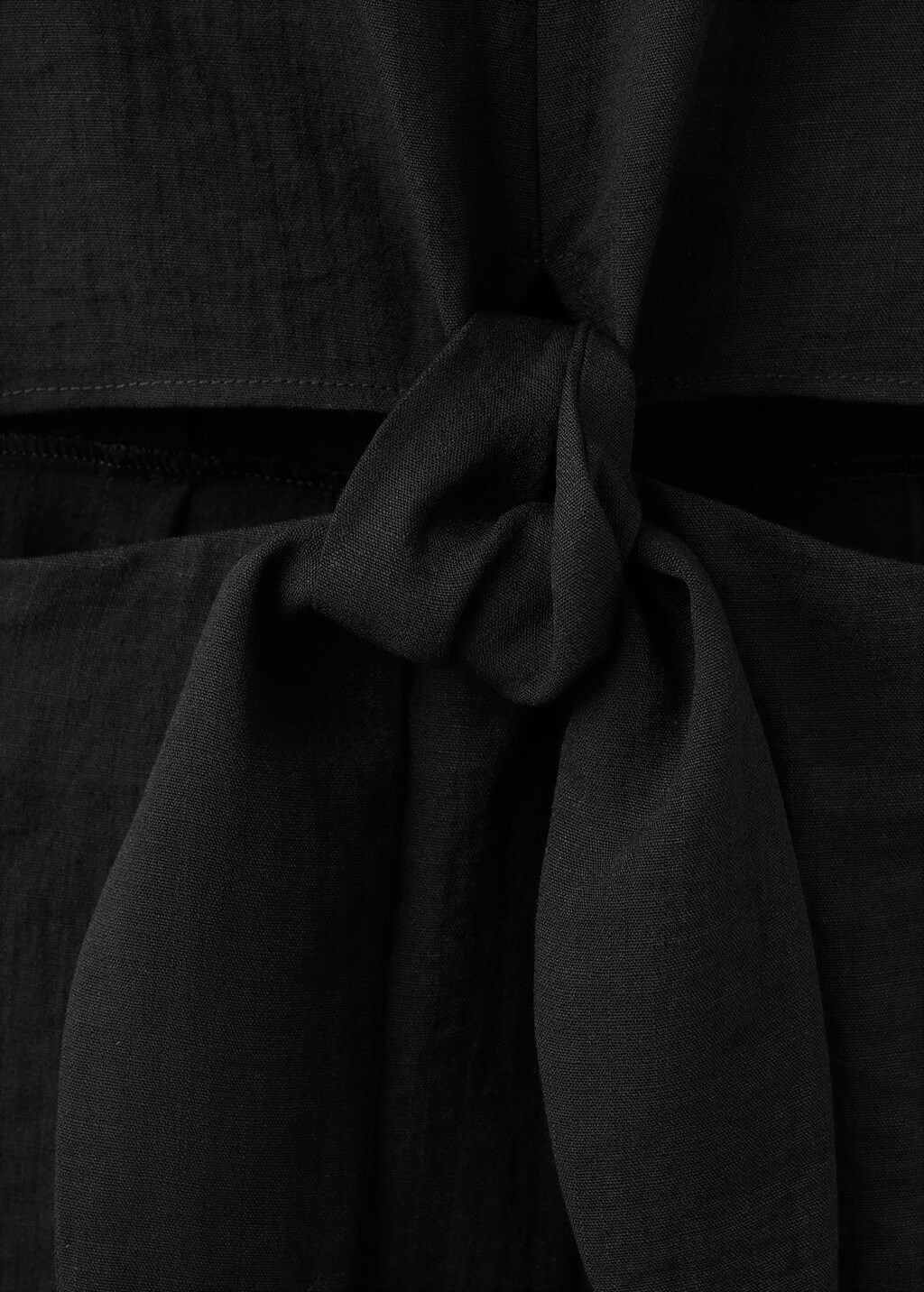 Mango Cut-out jumpsuit with knot