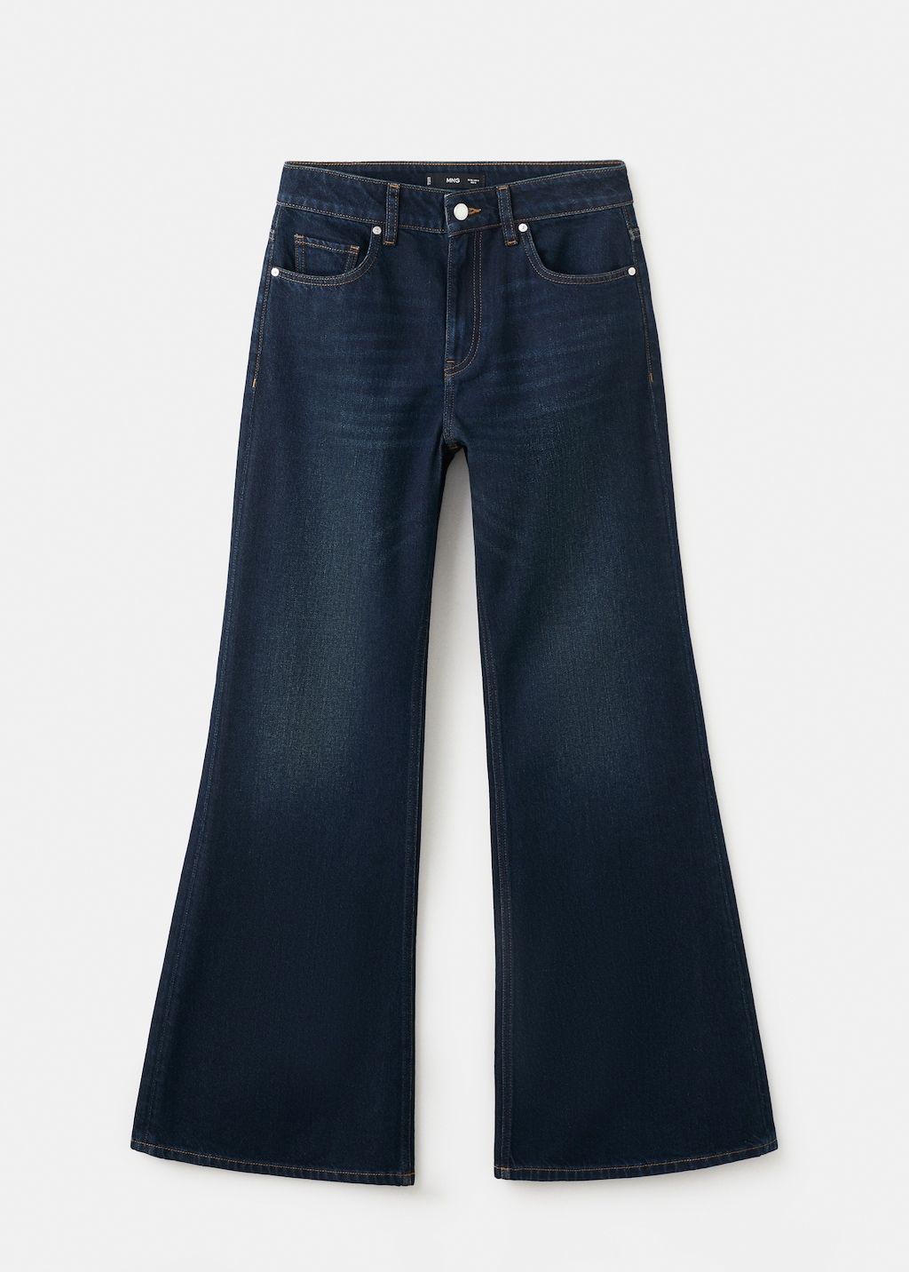 Mid-rise flared jeans - image 5