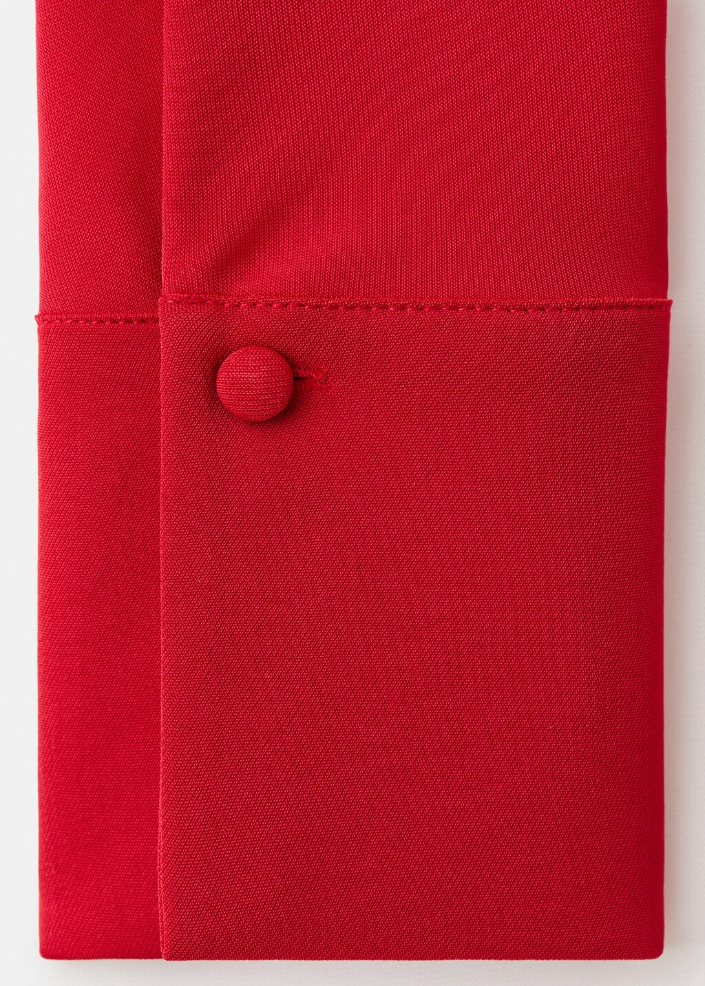 Belted V-neck dress - image 5
