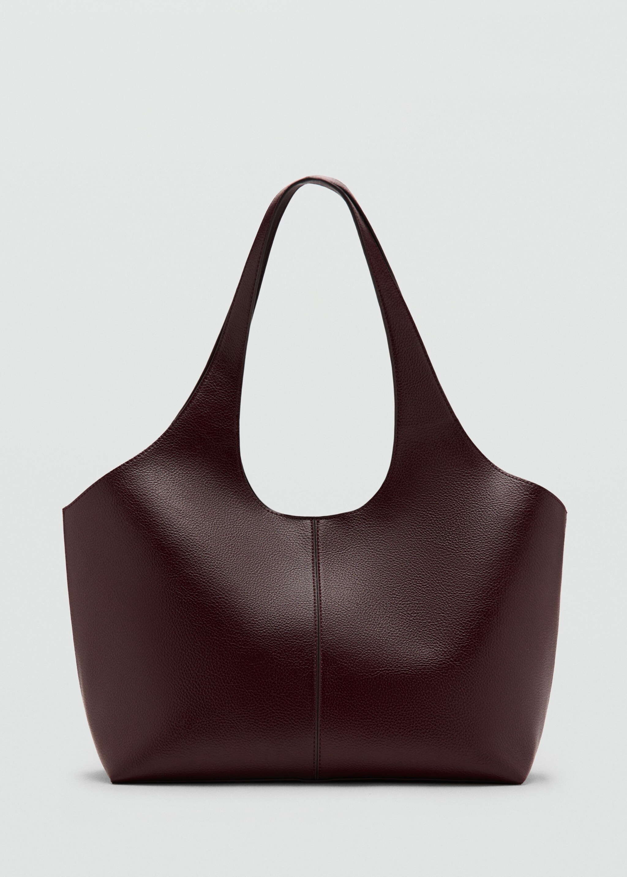 Large shopper bag - Article without model, Burgundy. Ref: 27063304-00.