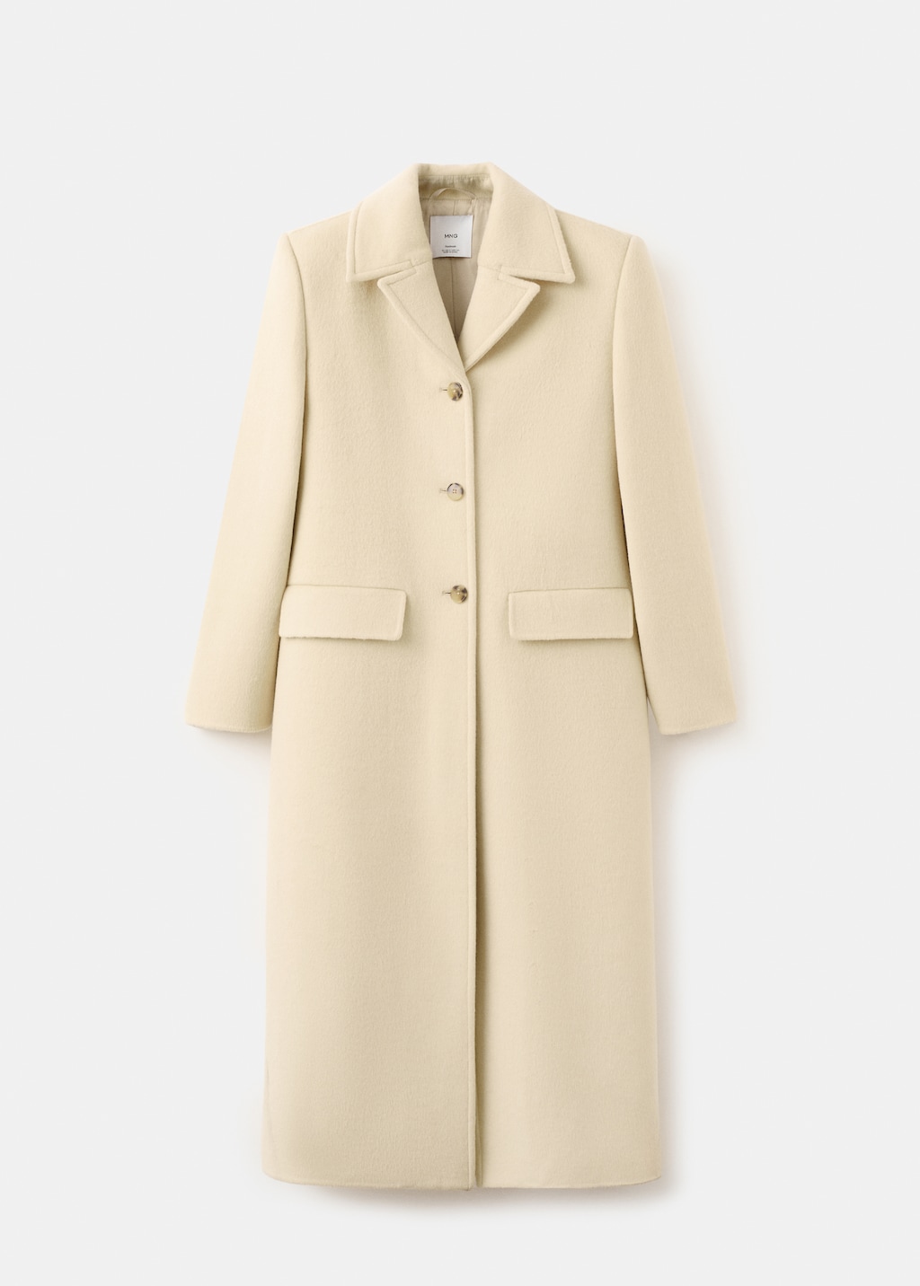 Buttoned wool coat - image 2