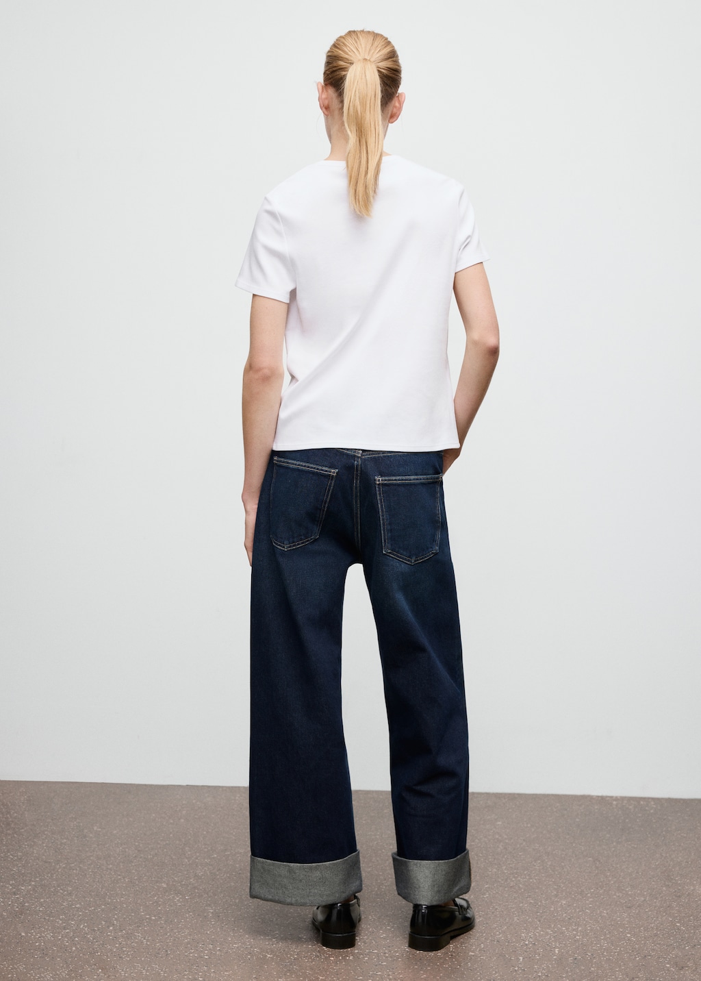 Mango Short-sleeved cotton t-shirt