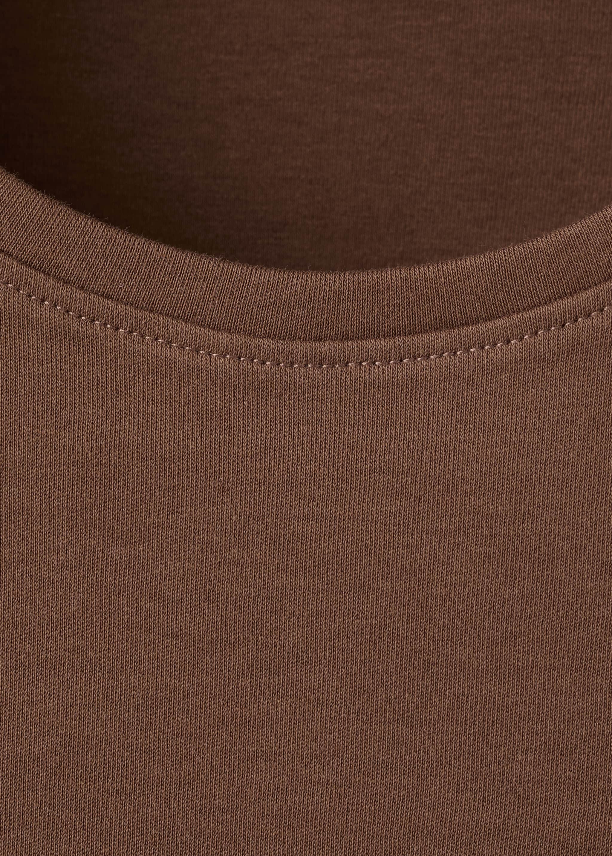 短袖棉质T恤 - null, 褐色. Ref: 27063312-00.