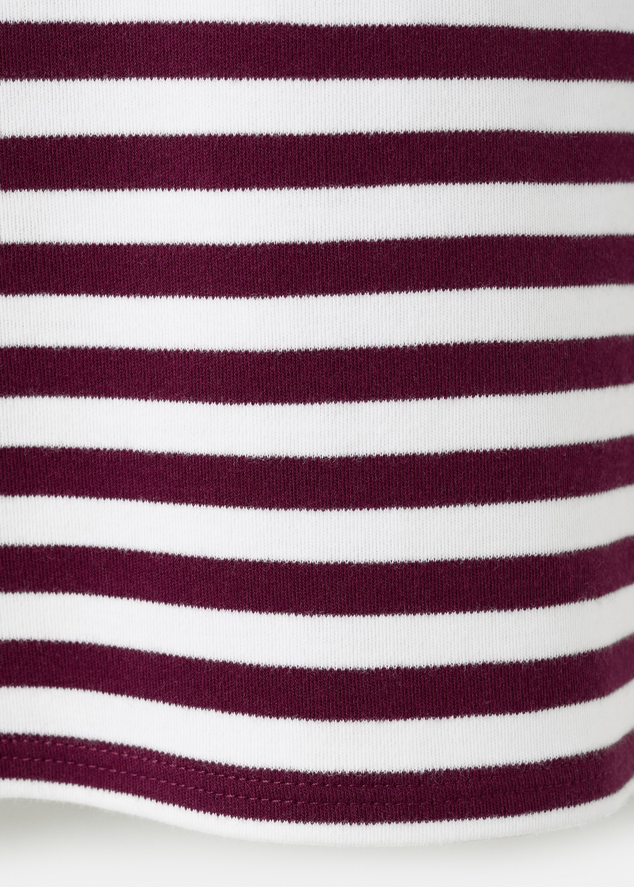 T-shirt coton manches courtes - Détail de l'article 0, Grenat. Ref: 27063312-00.