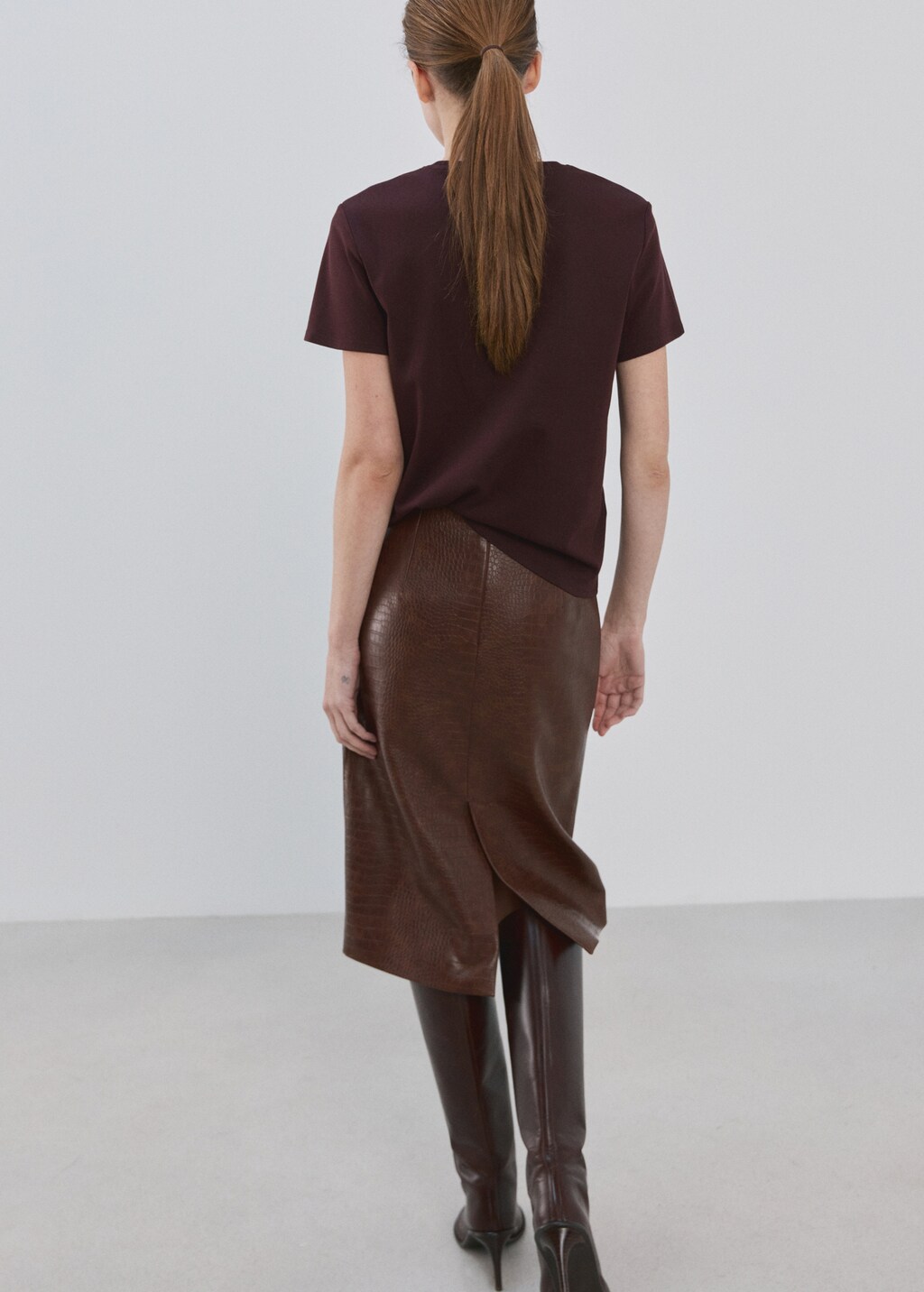 Mango Short-sleeved cotton t-shirt