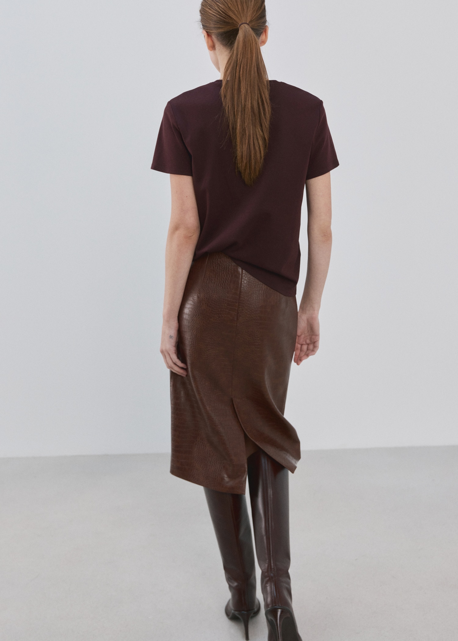 T-shirt coton manches courtes - Verso de l’article