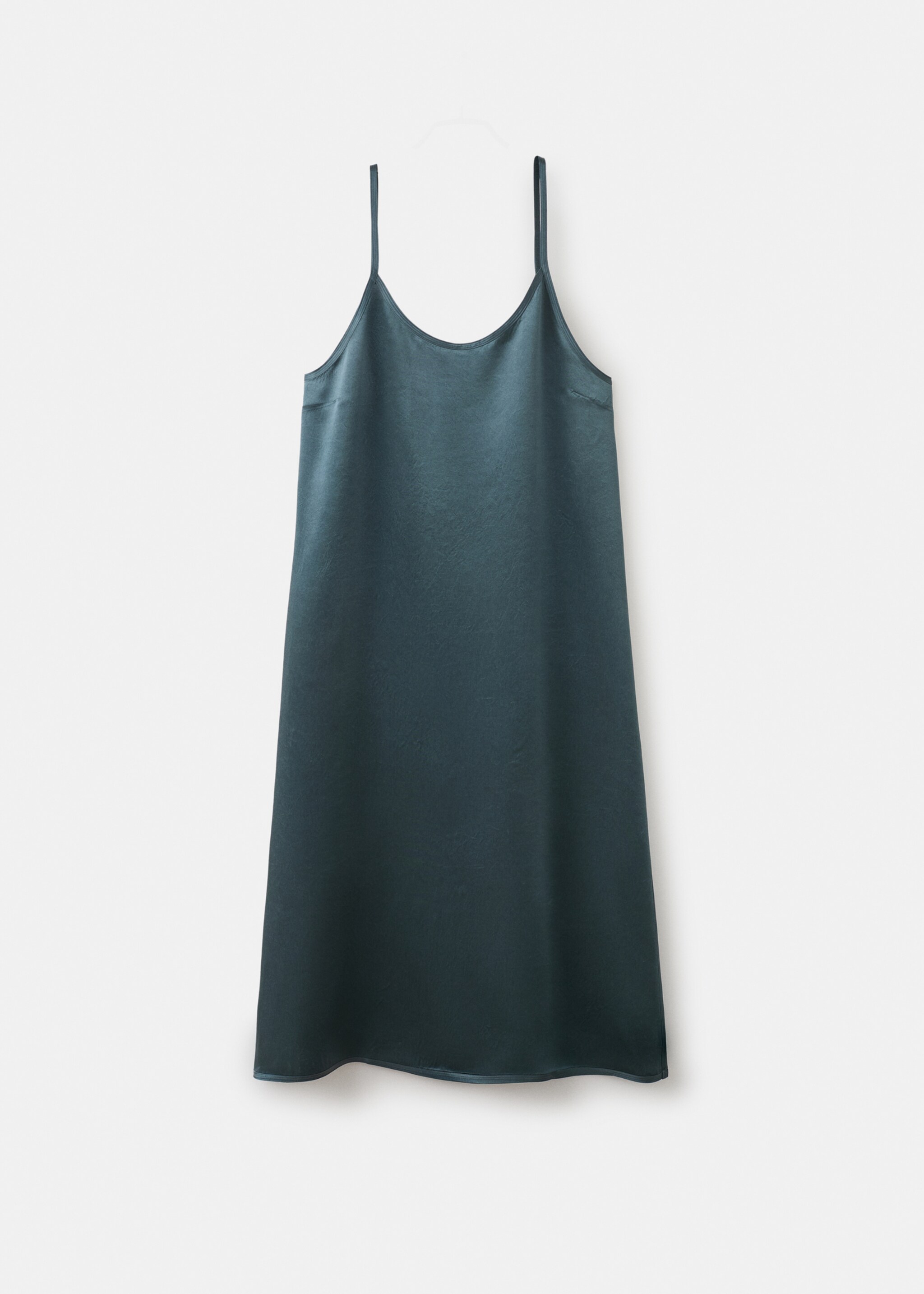 Flowing strappy nightdress - Article without model, Blue. Ref: 27063313-00.