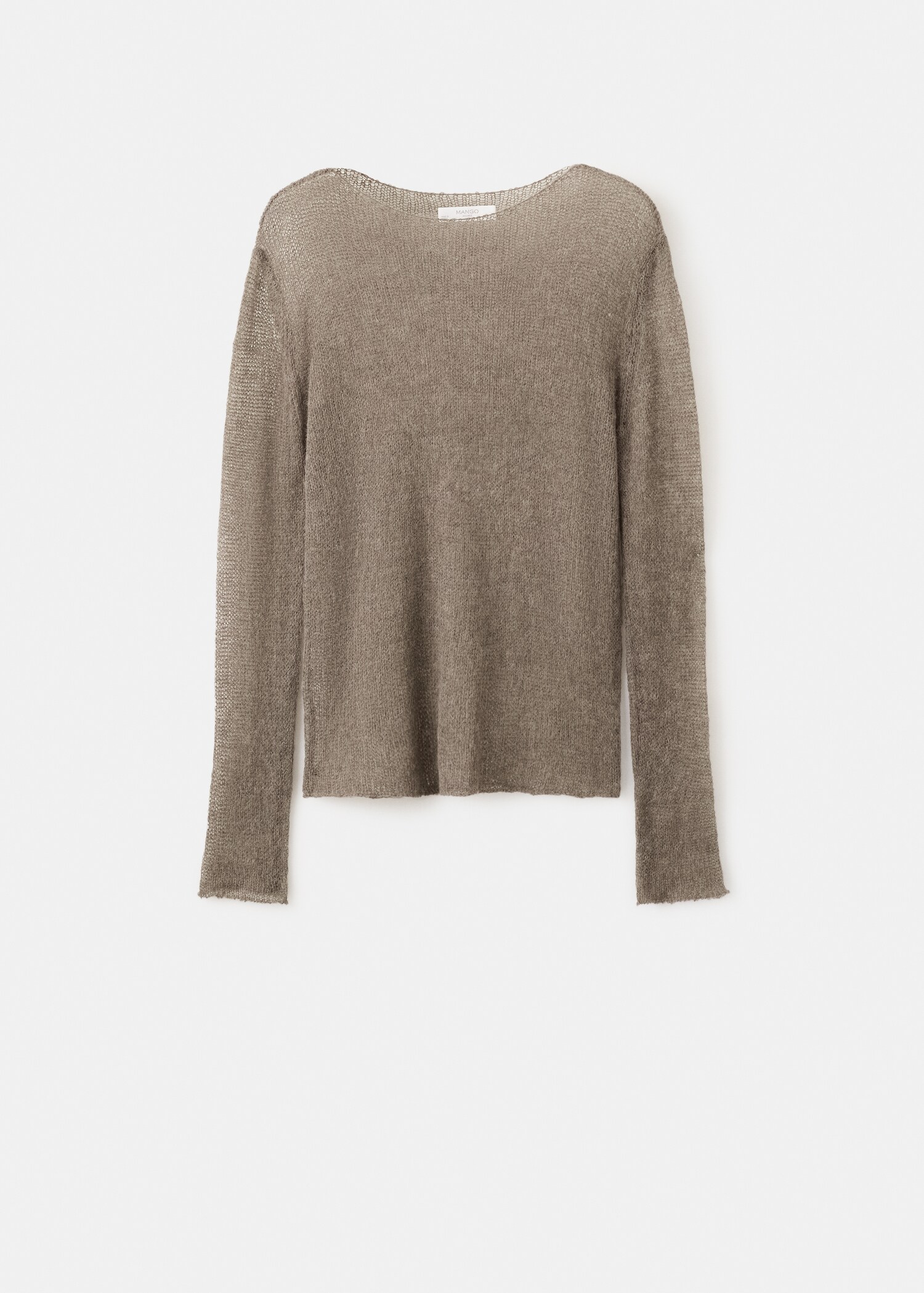 Кардиган из шерсти с открытой вязкой - Изделие без модели