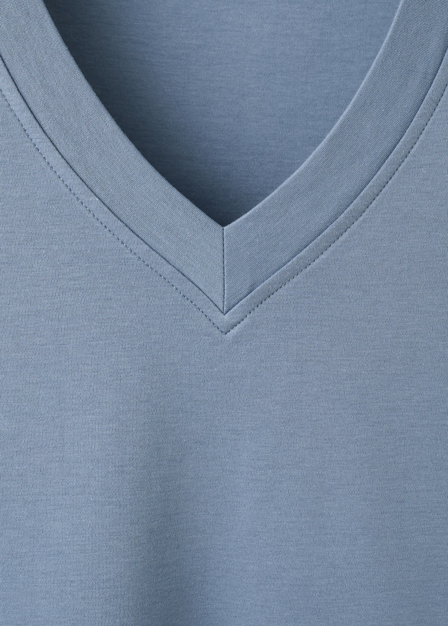 Cotton short-sleeved pyjama t-shirt - Details of the article 8