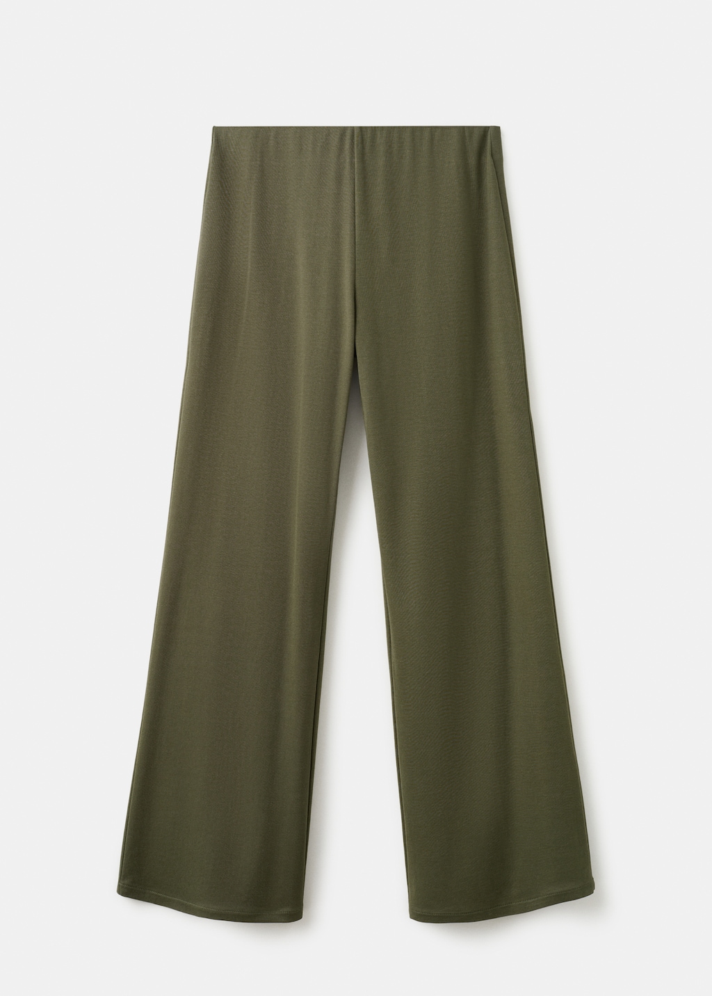 Straight-fit pants with elastic waist - image 5