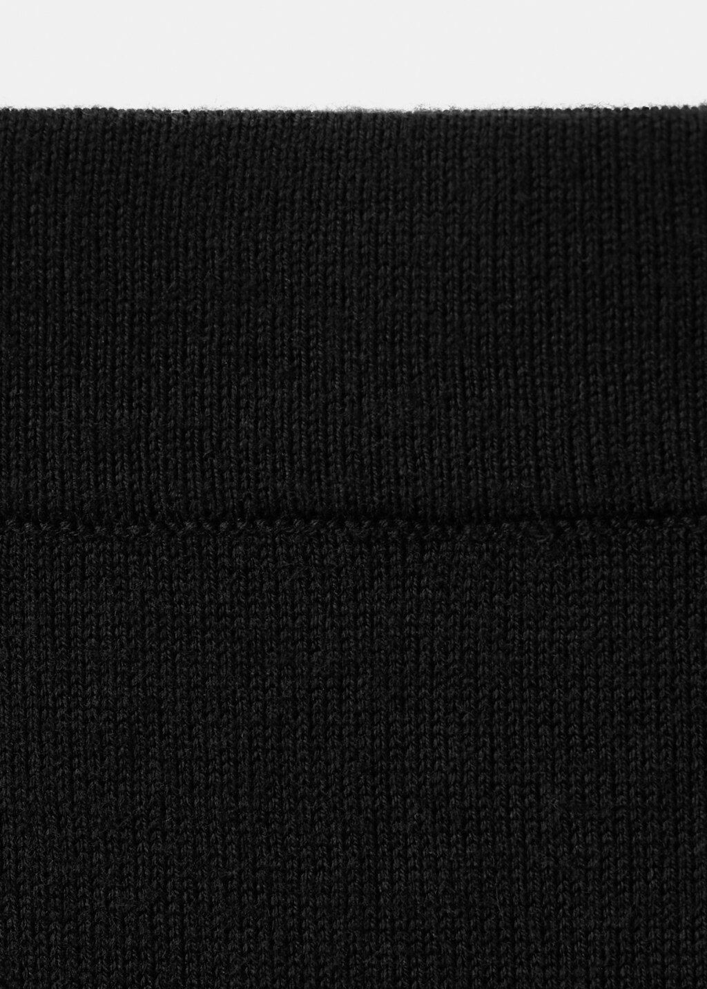 Mango Knitted skirt with knot detail